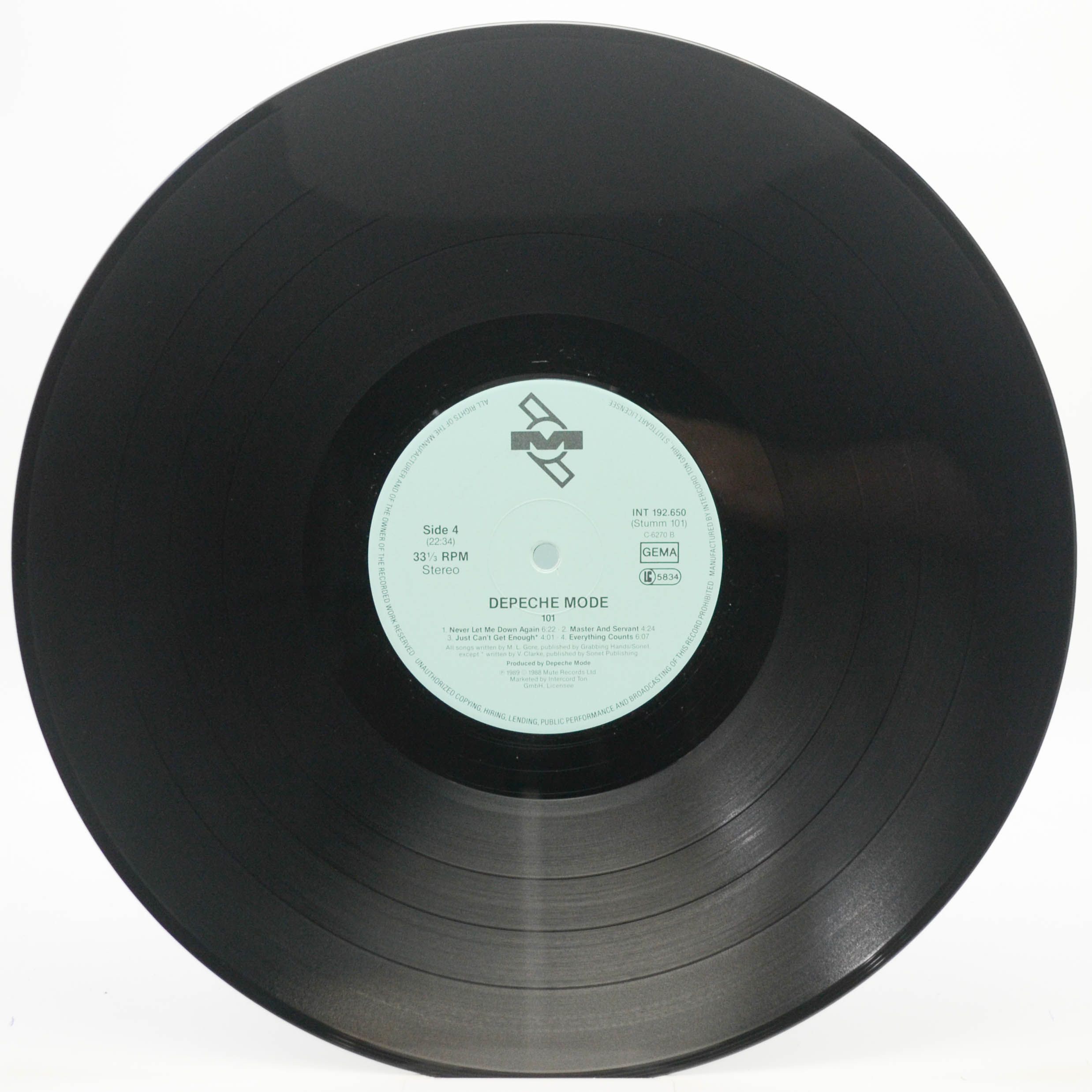 Depeche Mode — 101 (2LP), 1989