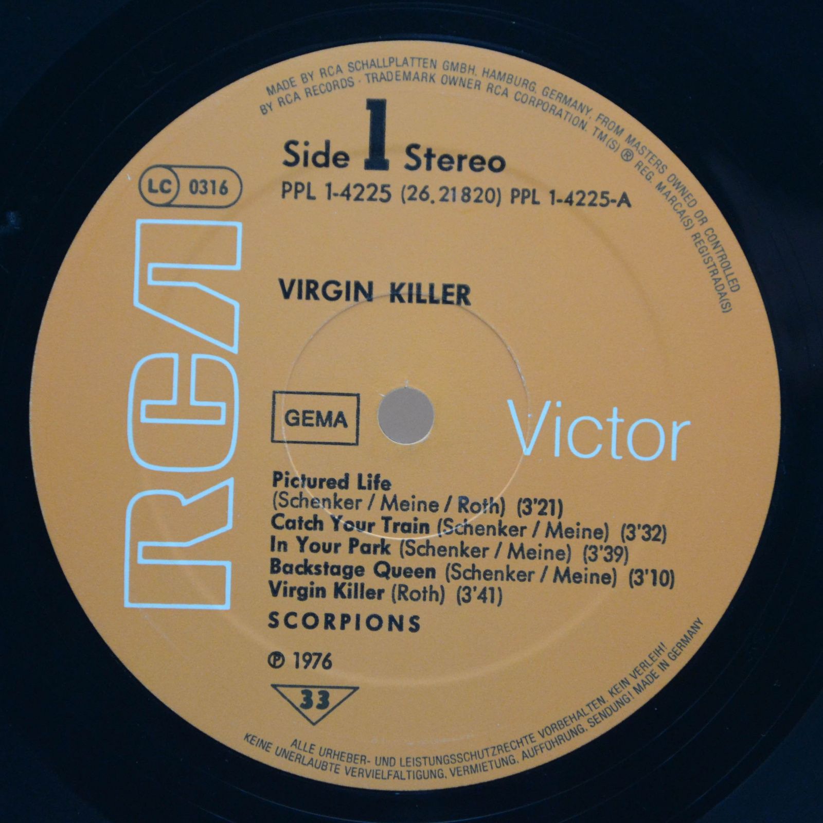 Scorpions — Virgin Killer (Germany), 1976