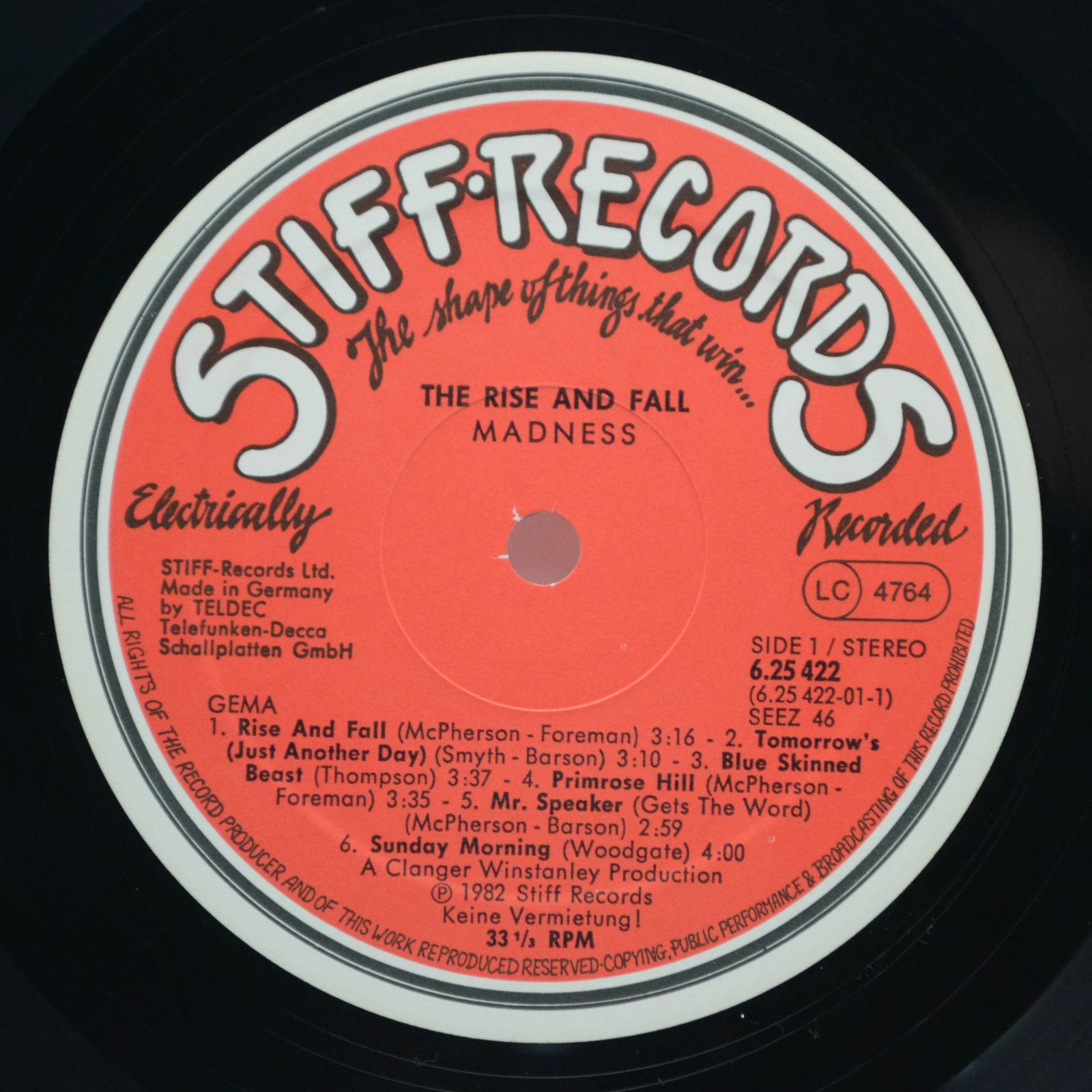 Madness — The Rise & Fall, 1982