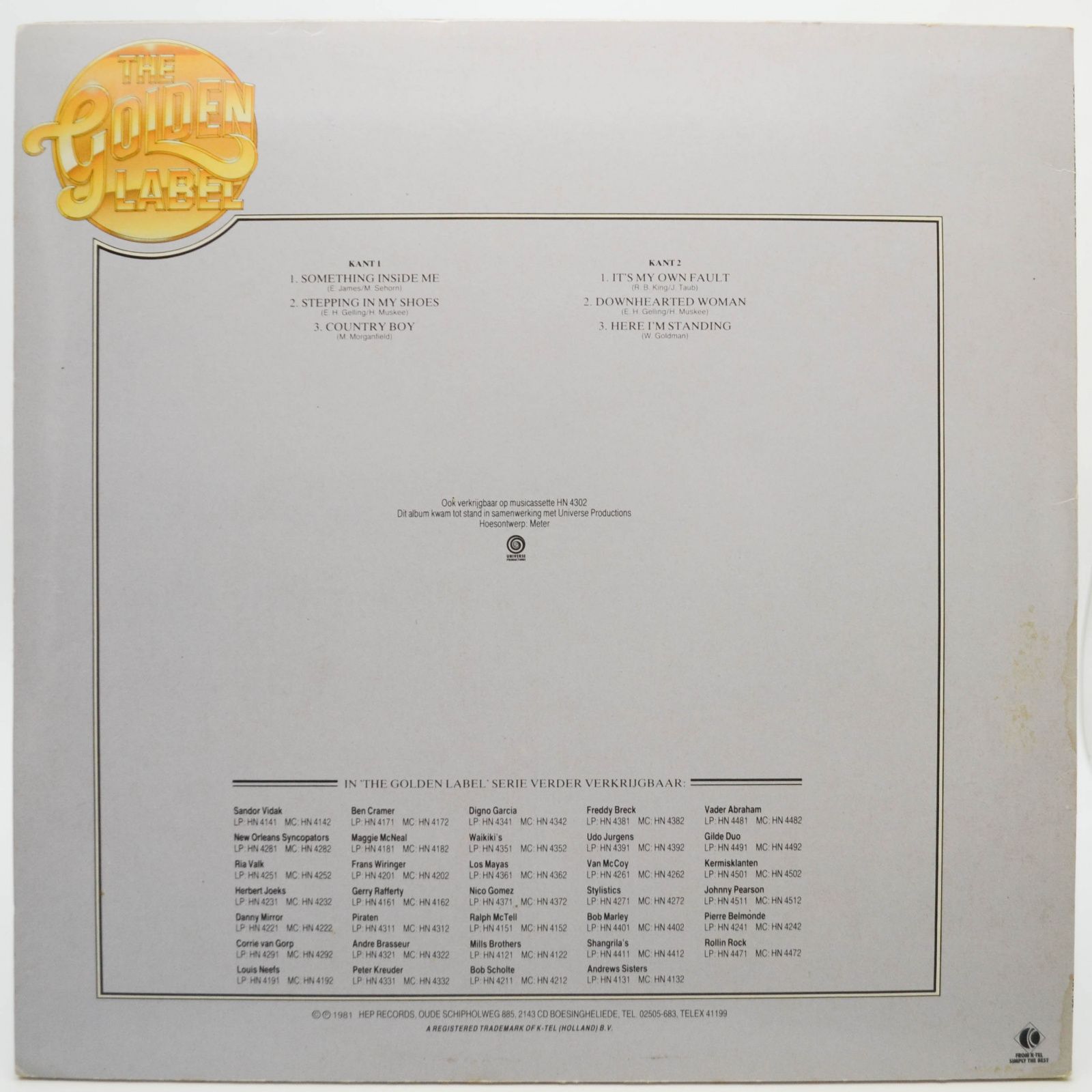 Cuby & The Blizzards — Live, 1977