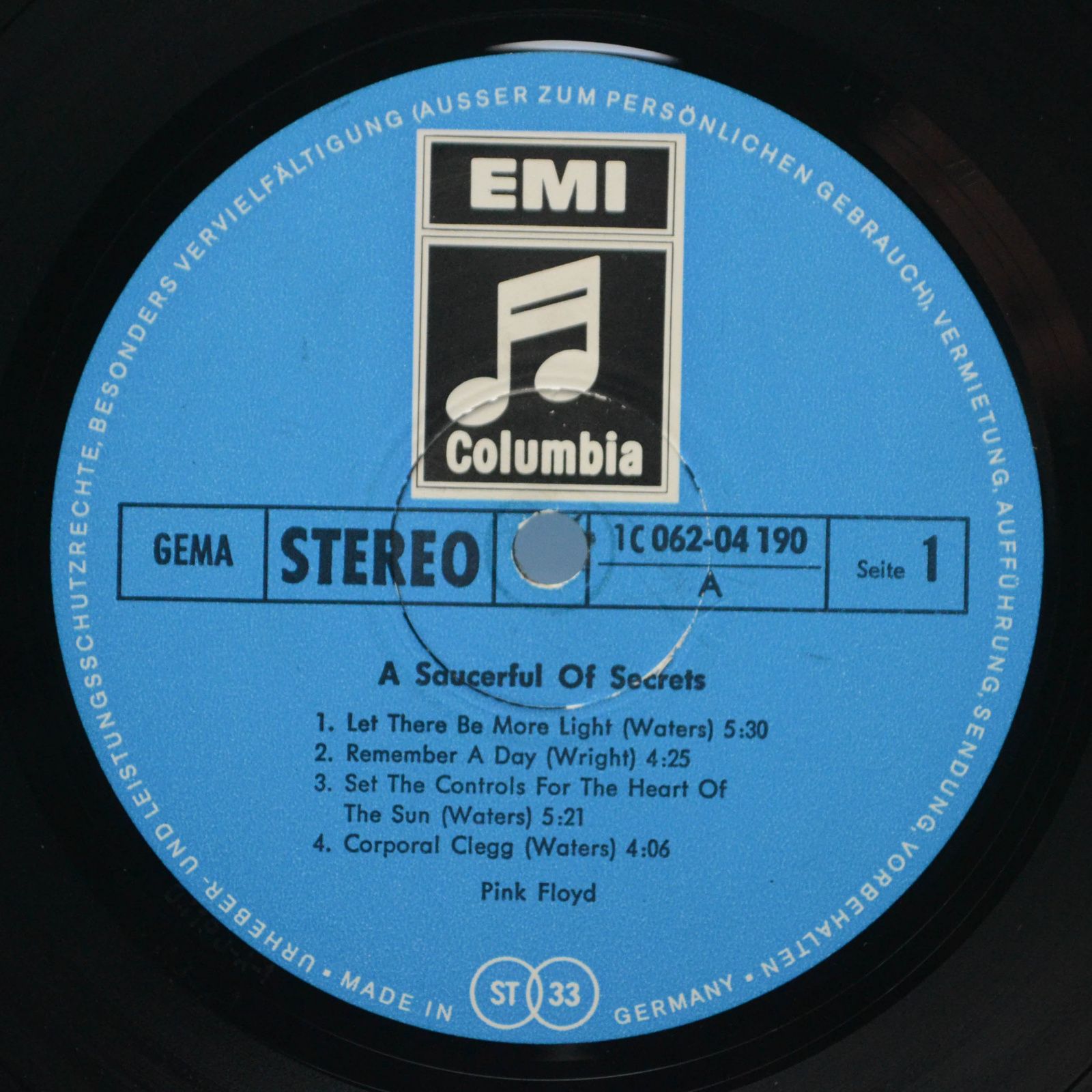 Pink Floyd — A Saucerful Of Secrets, 1968