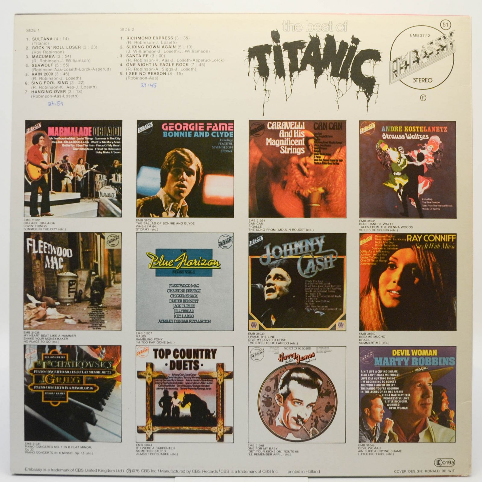 Titanic — The Best Of Titanic, 1975