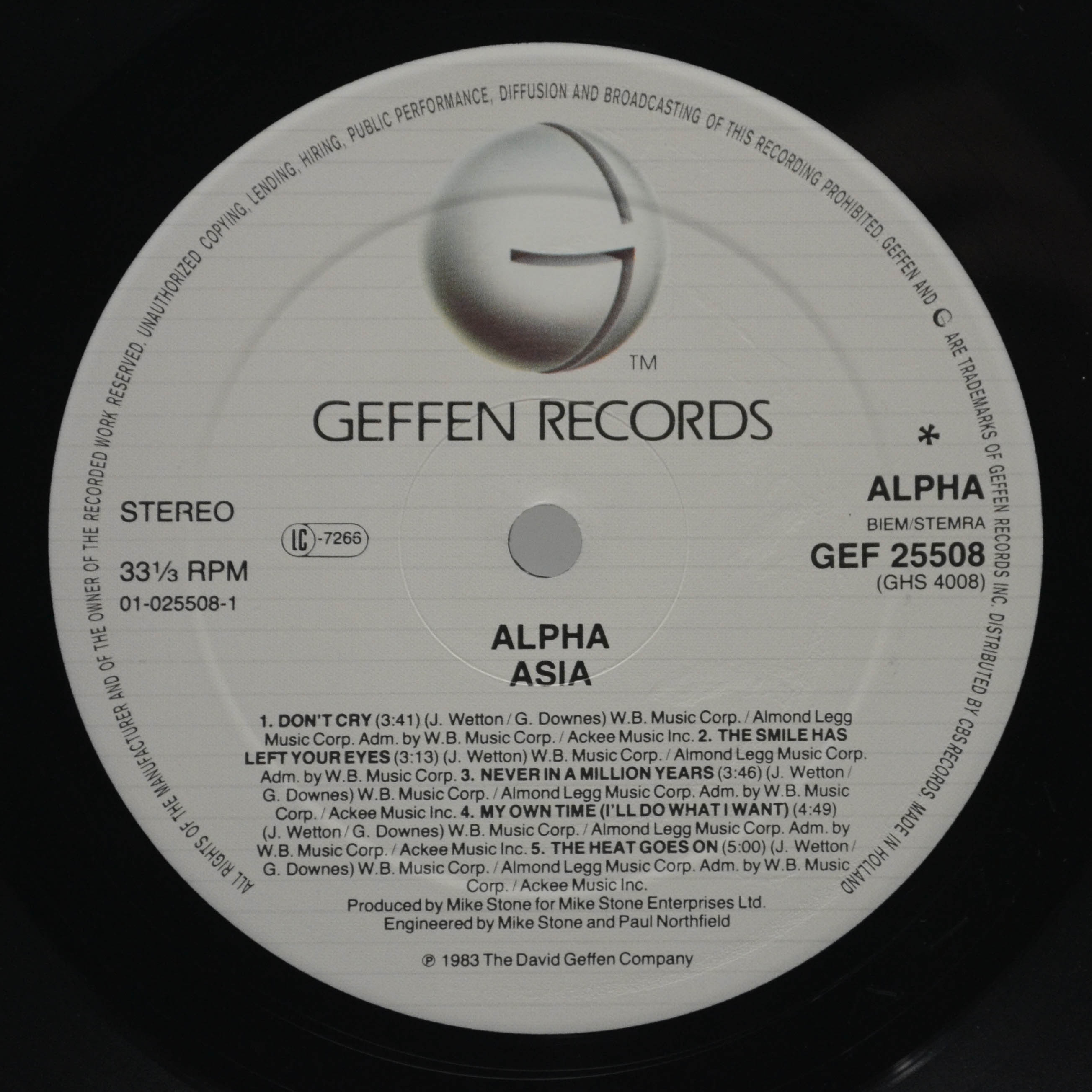 Asia — Alpha, 1983