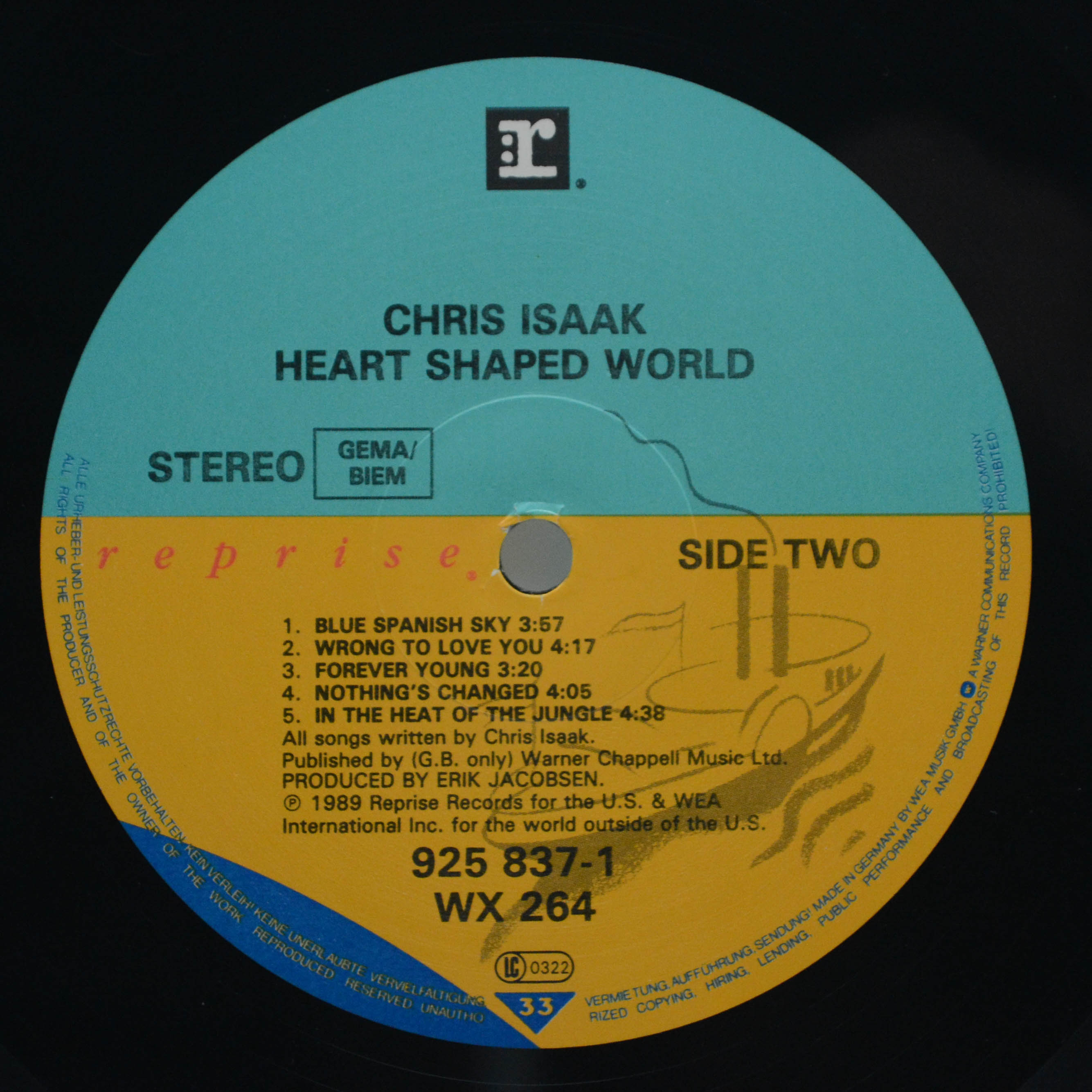 Chris Isaak — Heart Shaped World, 1989