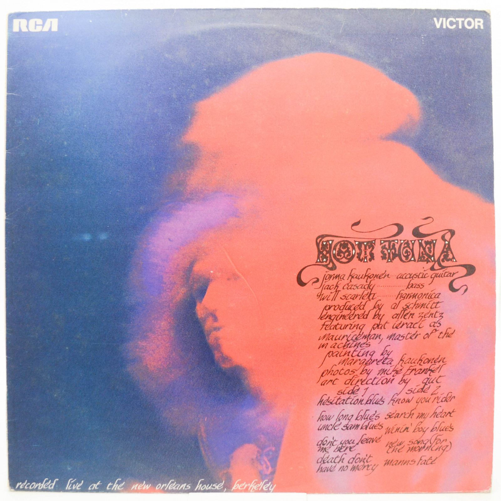 Hot Tuna — Hot Tuna (UK), 1970