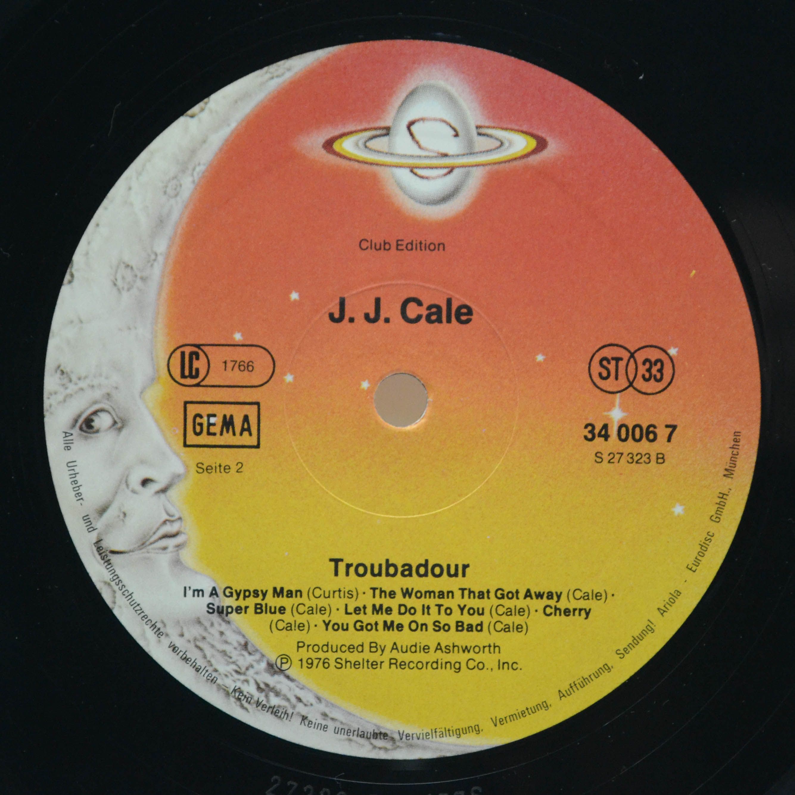 J.J. Cale — Troubadour, 1978