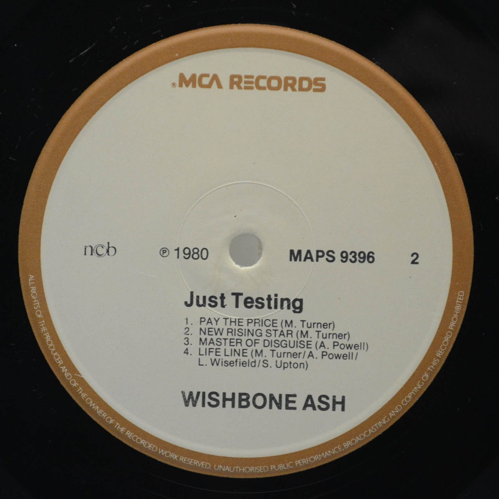 Wishbone Ash — Just Testing, 1980