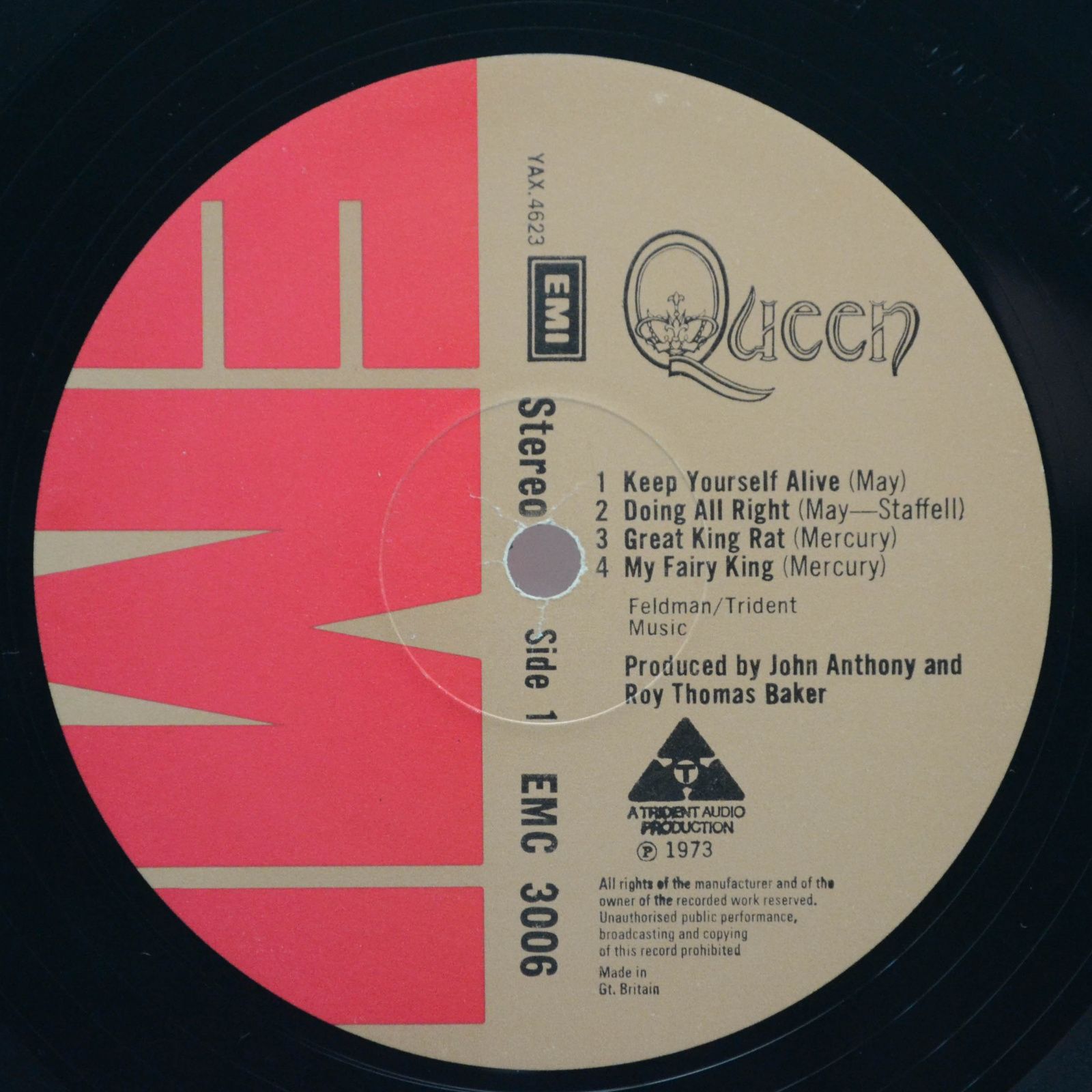 Queen — Queen (1-st, UK), 1973