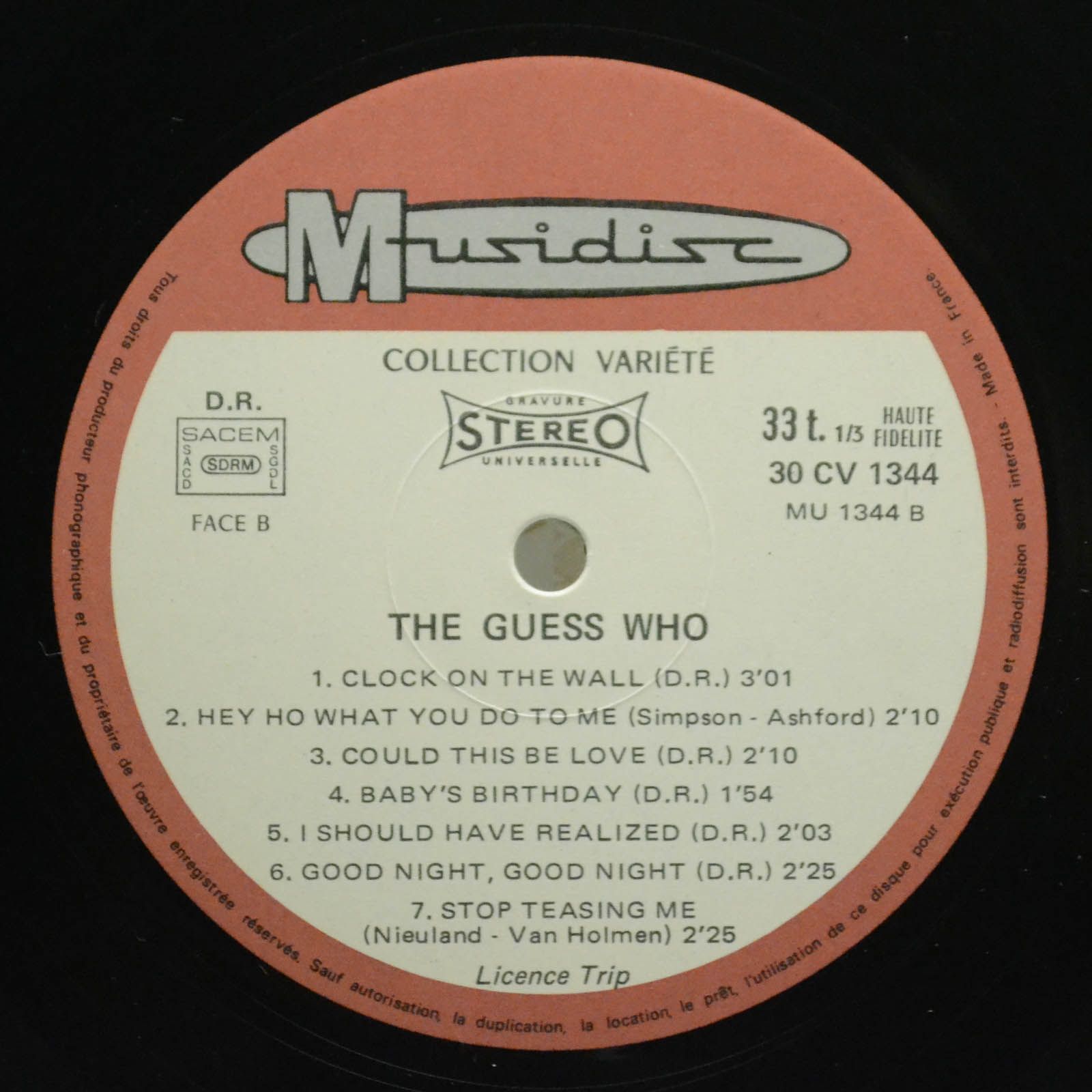 The Guess Who — The Guess Who, 1977