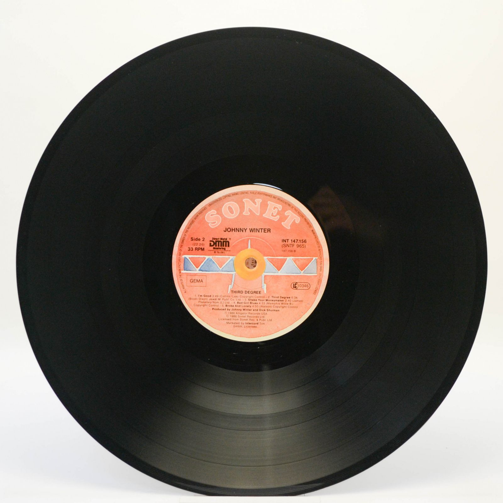 Johnny Winter — 3rd Degree, 1986