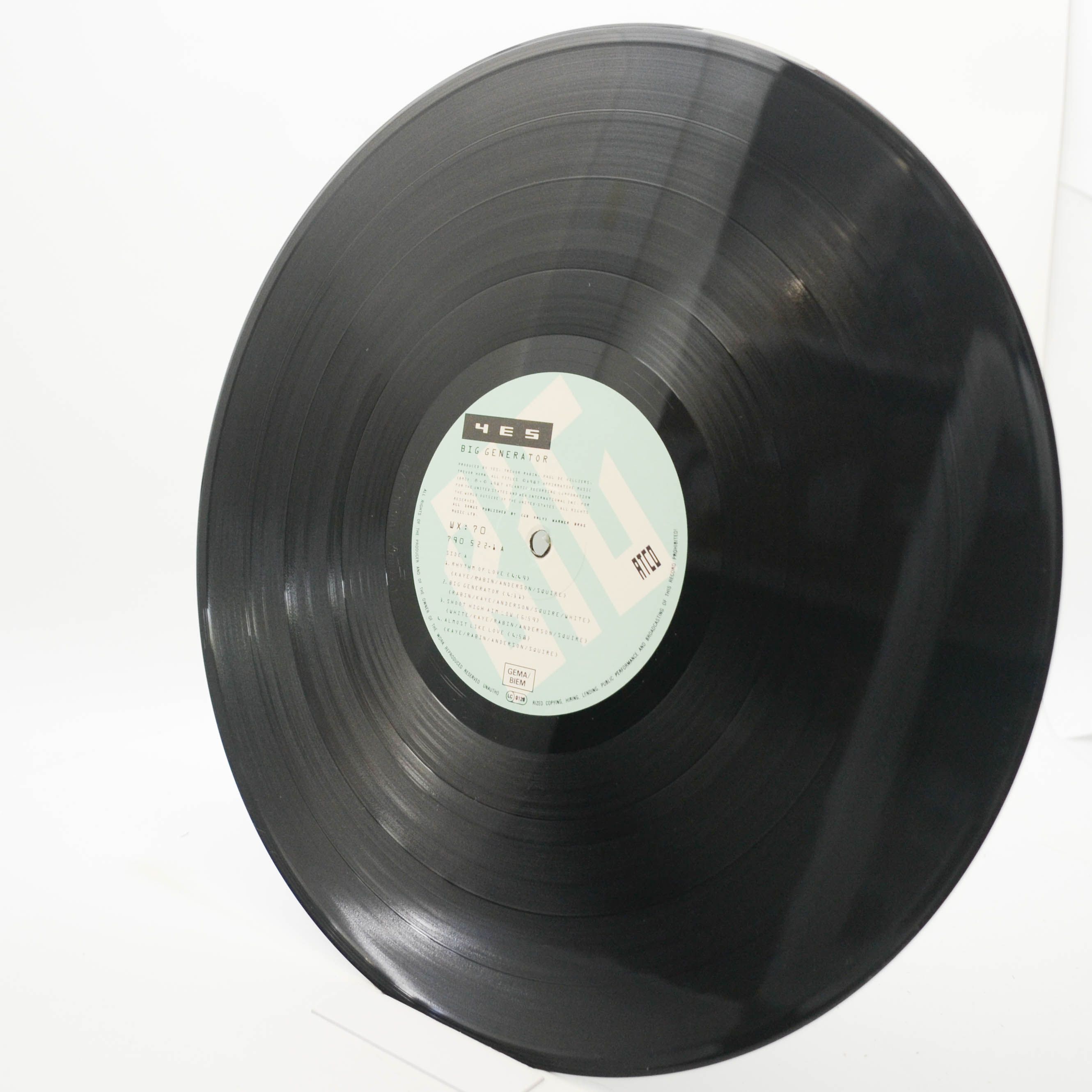 Yes — Big Generator, 1987