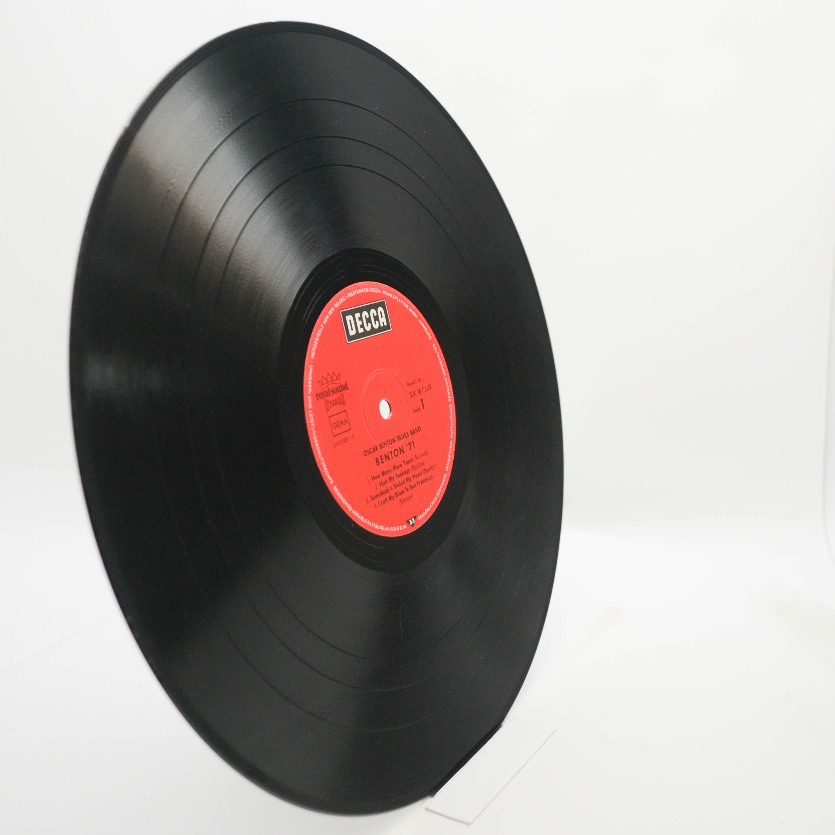 Oscar Benton Blues Band — Benton '71, 1971