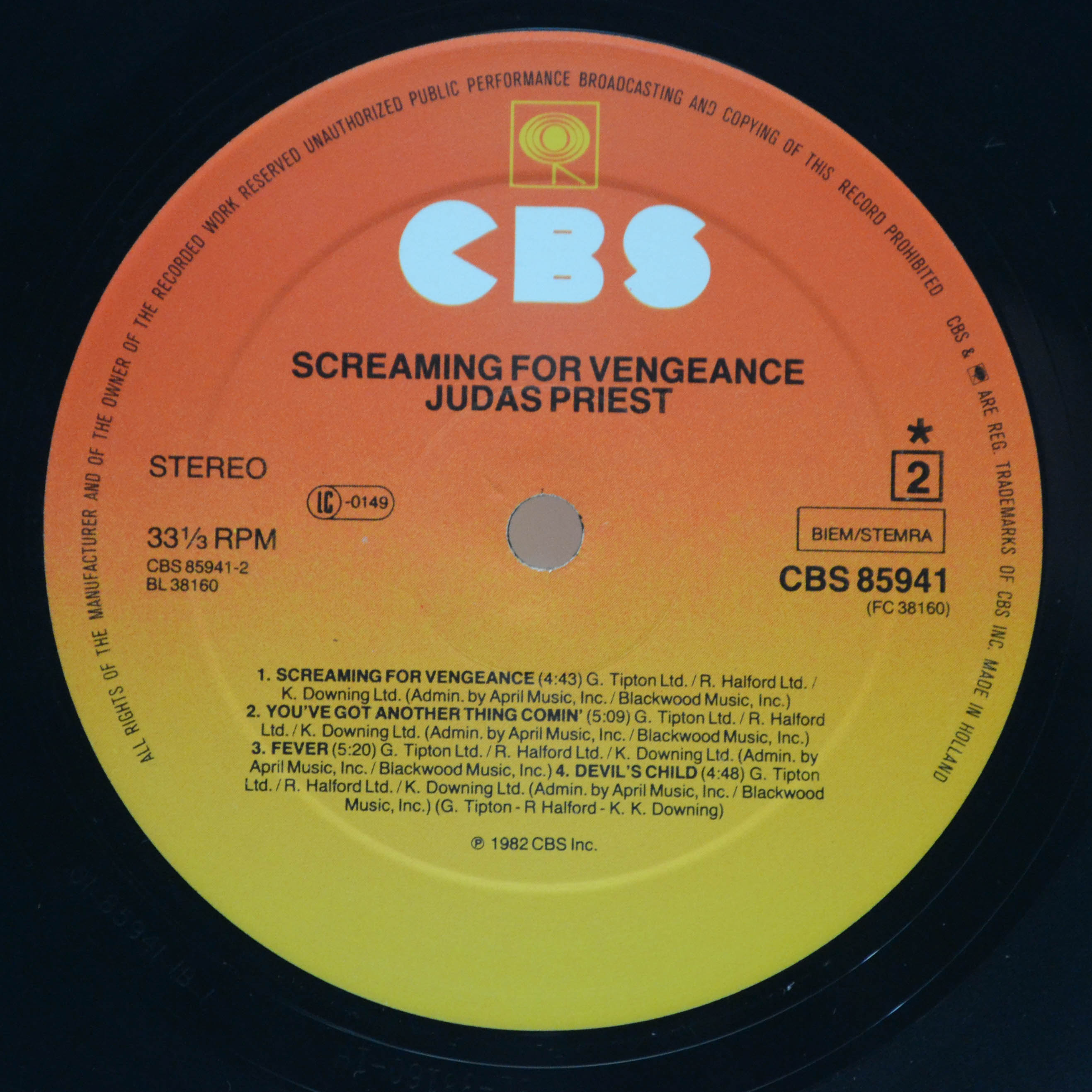 Judas Priest — Screaming For Vengeance, 1982