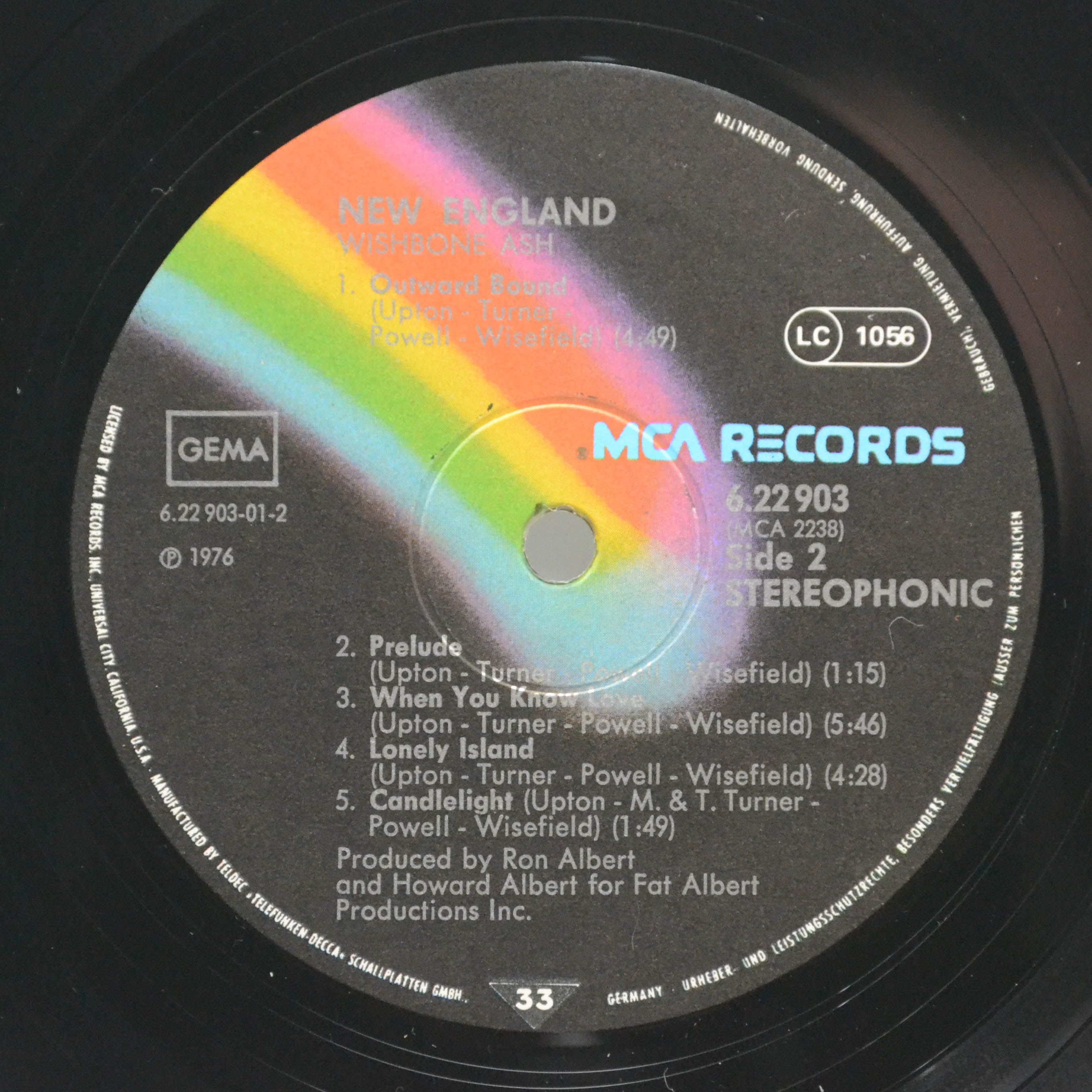 Wishbone Ash — New England, 1976