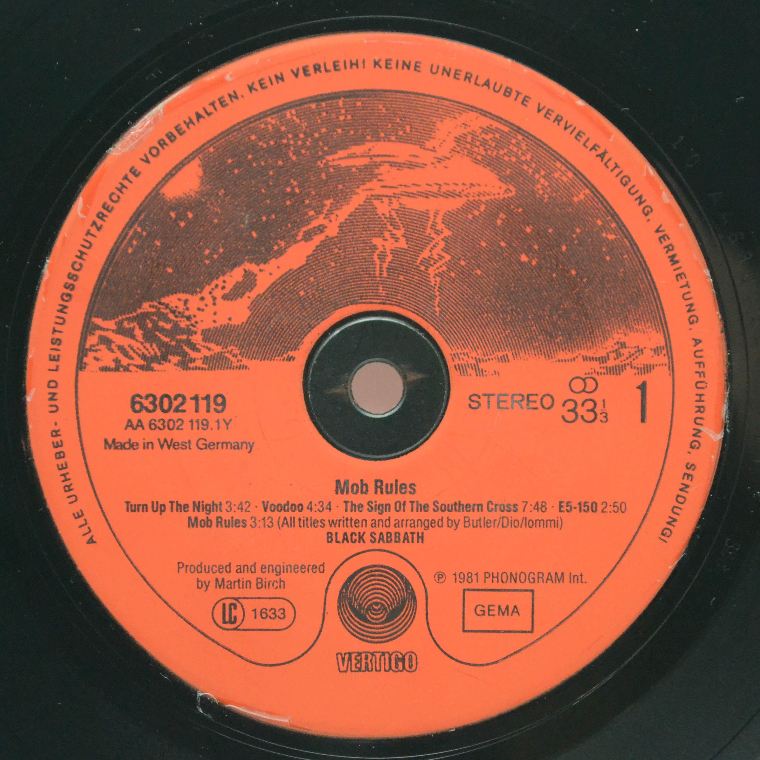 Black Sabbath — Mob Rules, 1981