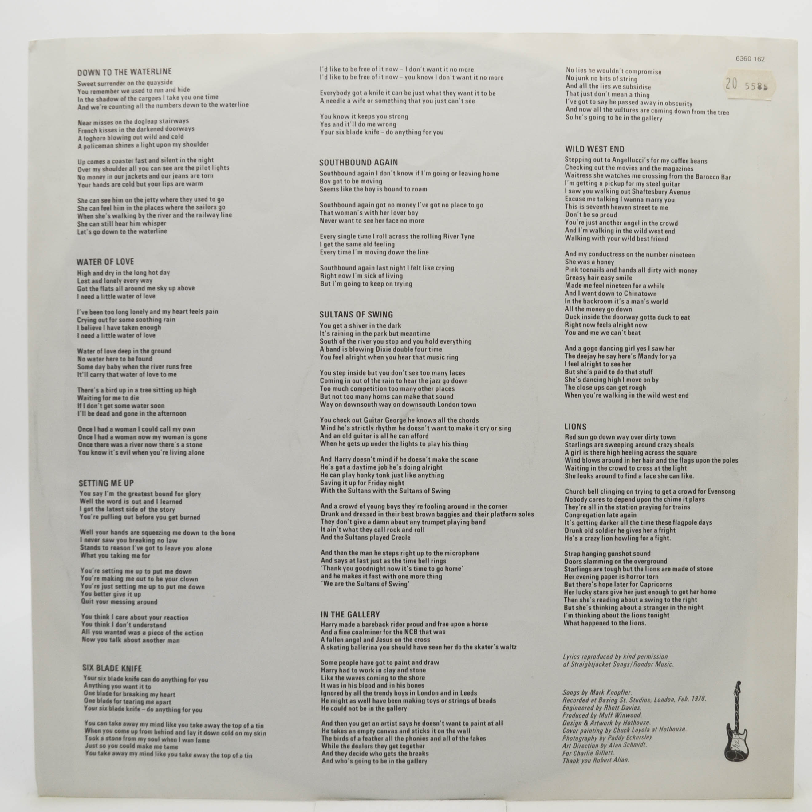 Dire Straits — Dire Straits, 1978