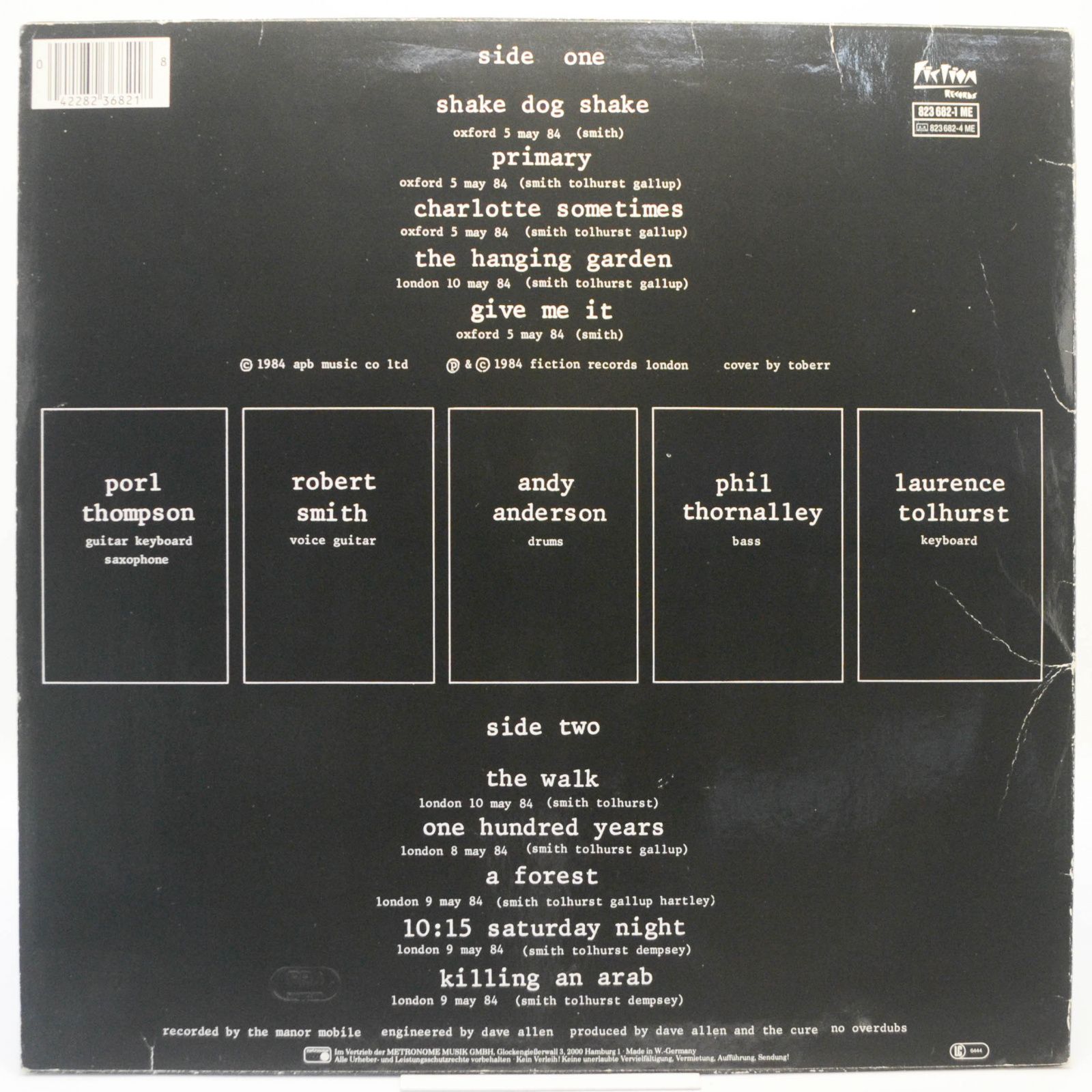 Cure — Concert - The Cure Live, 1984