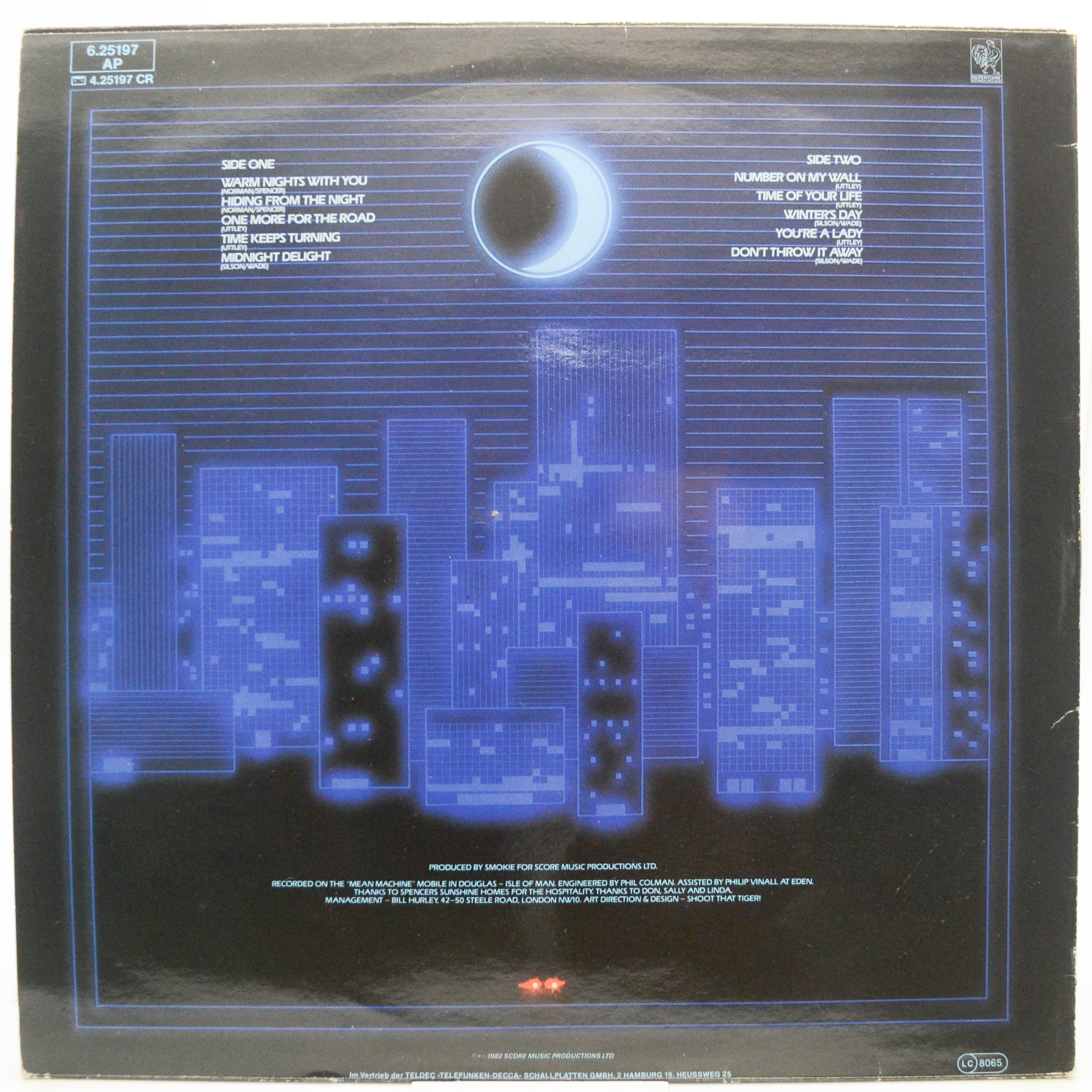 Smokie — Midnight Delight, 1982