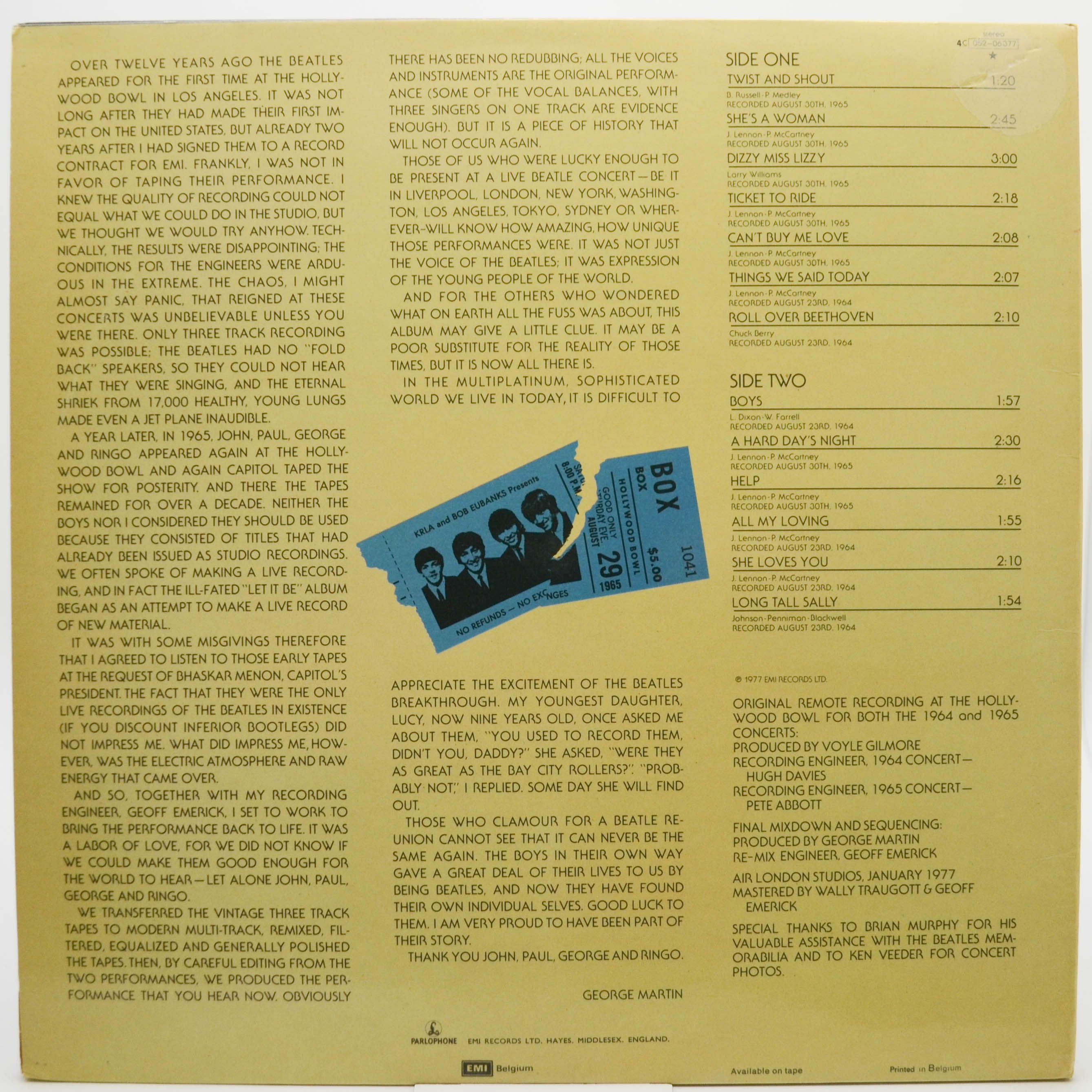 Beatles — The Beatles At The Hollywood Bowl, 1977