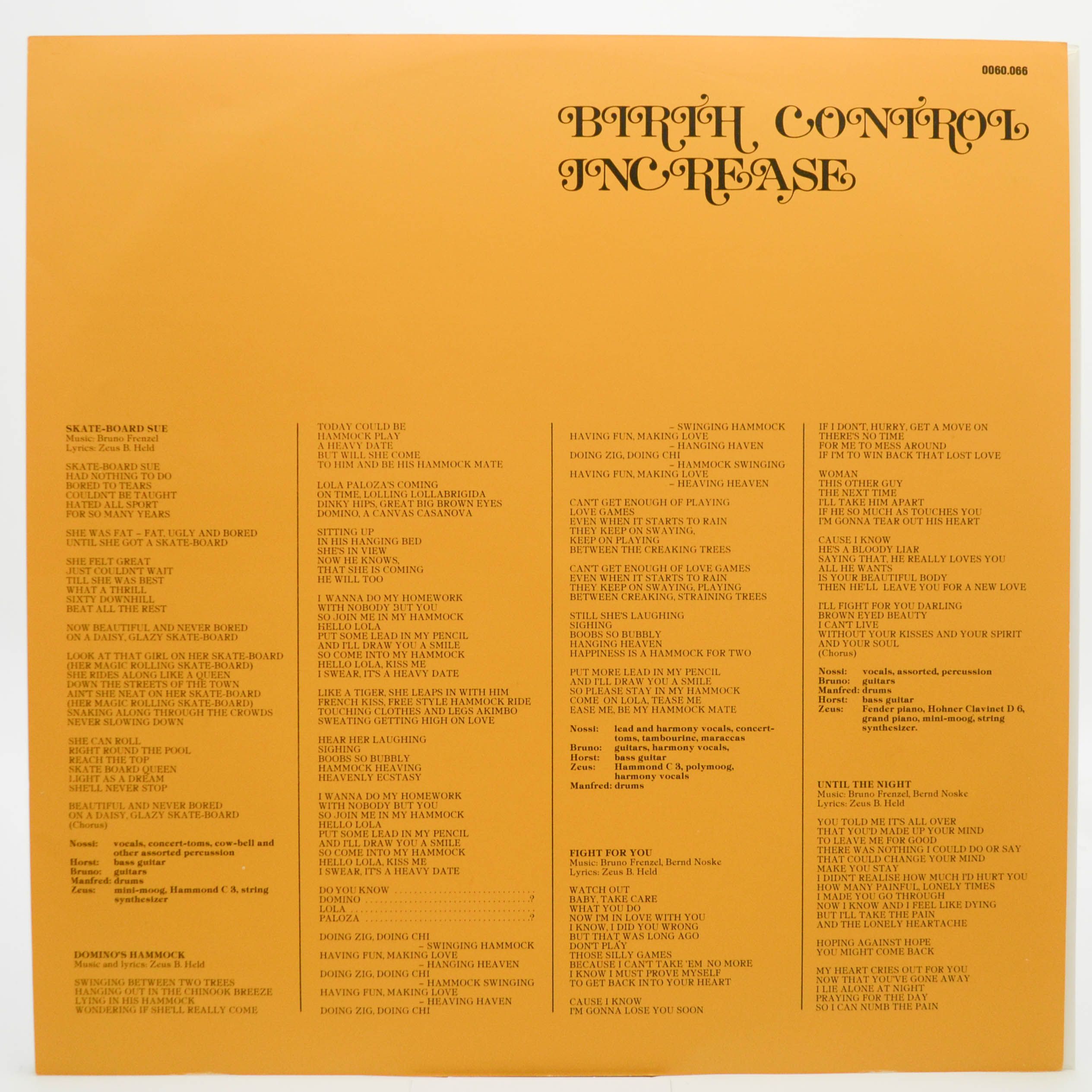 Birth Control — Increase, 1977