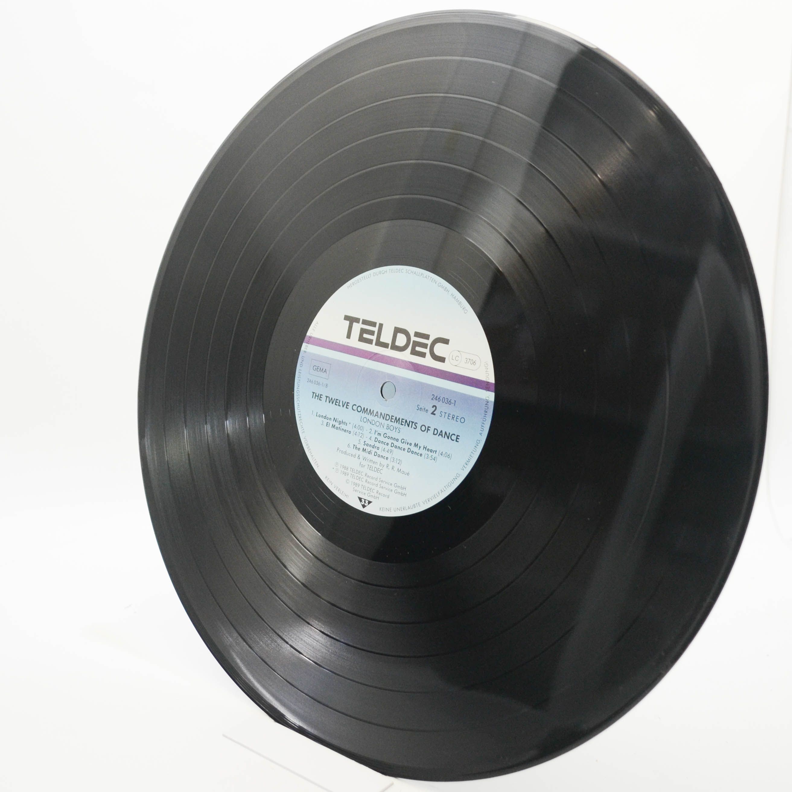 London Boys — The Twelve Commandments Of Dance, 1989