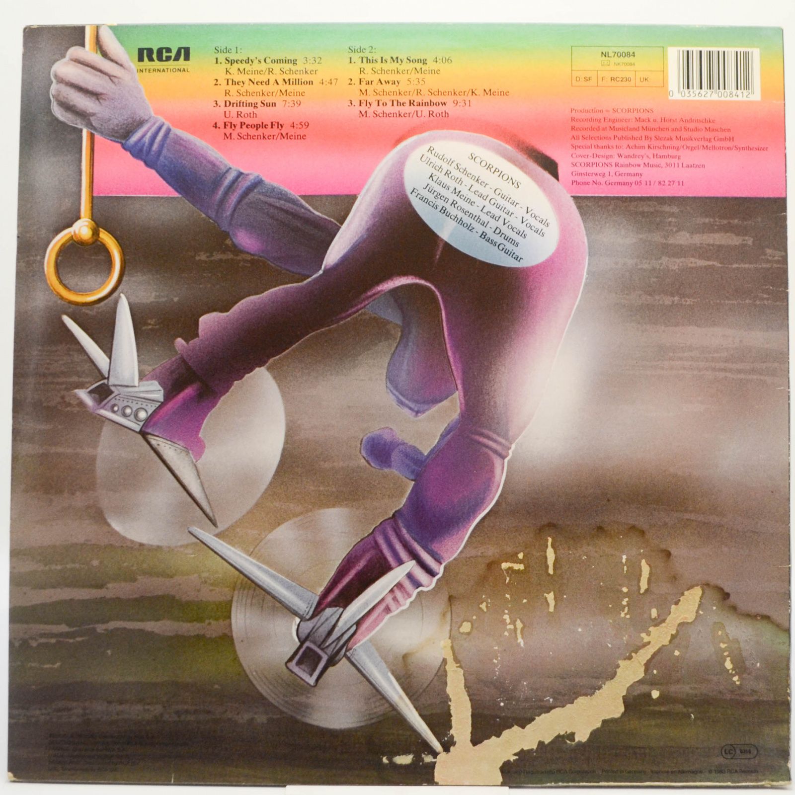 Scorpions — Fly To The Rainbow, 1983