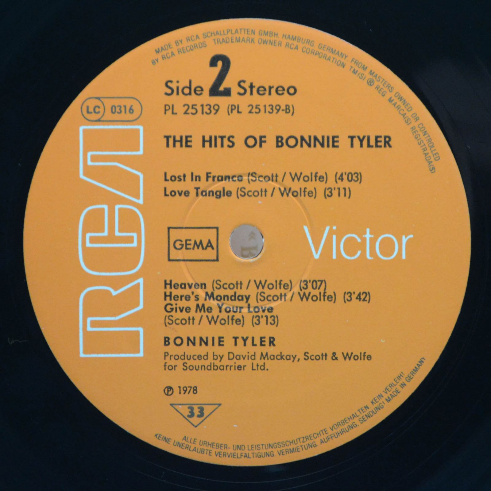 Bonnie Tyler — The Hits Of Bonnie Tyler, 1978