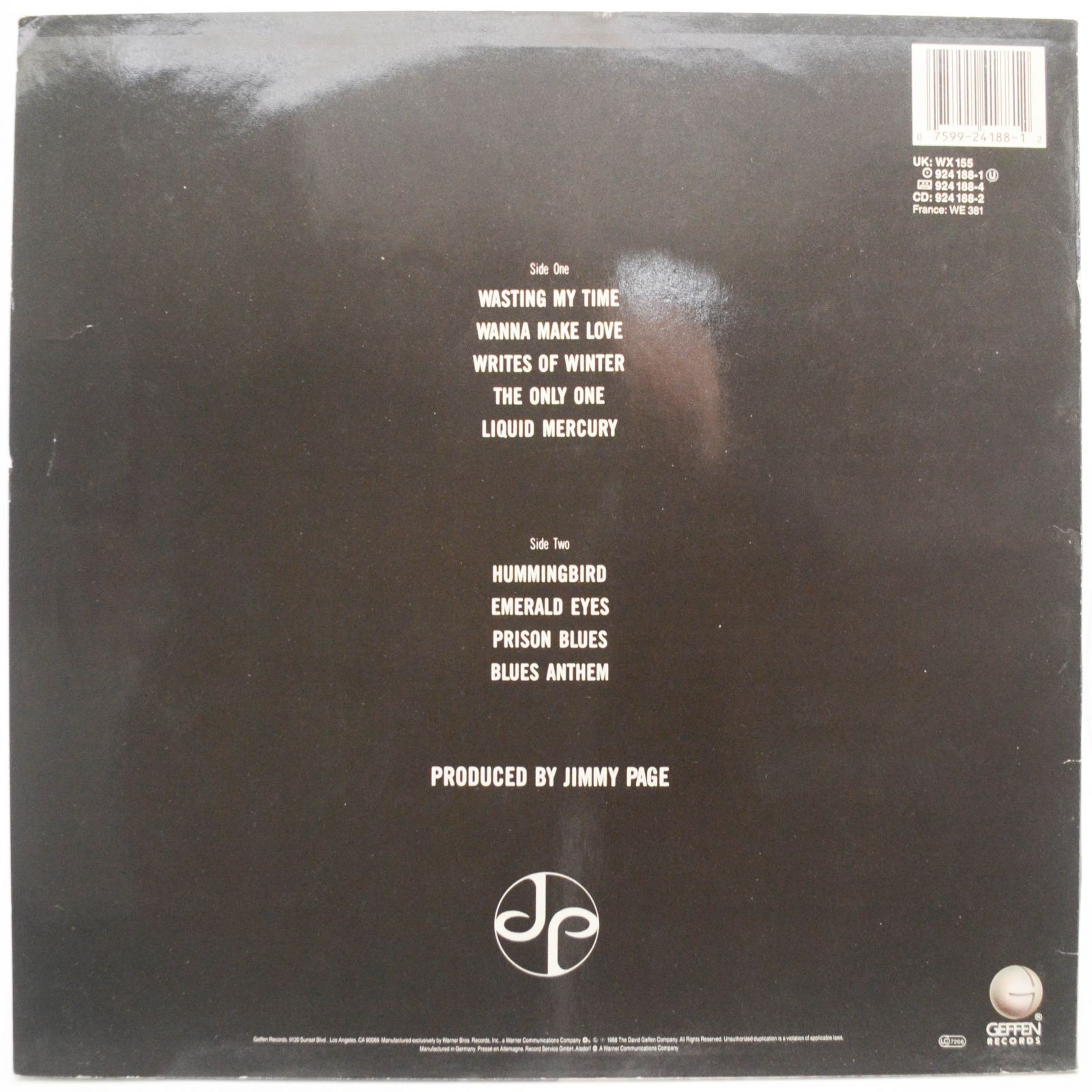 Jimmy Page — Outrider, 1988