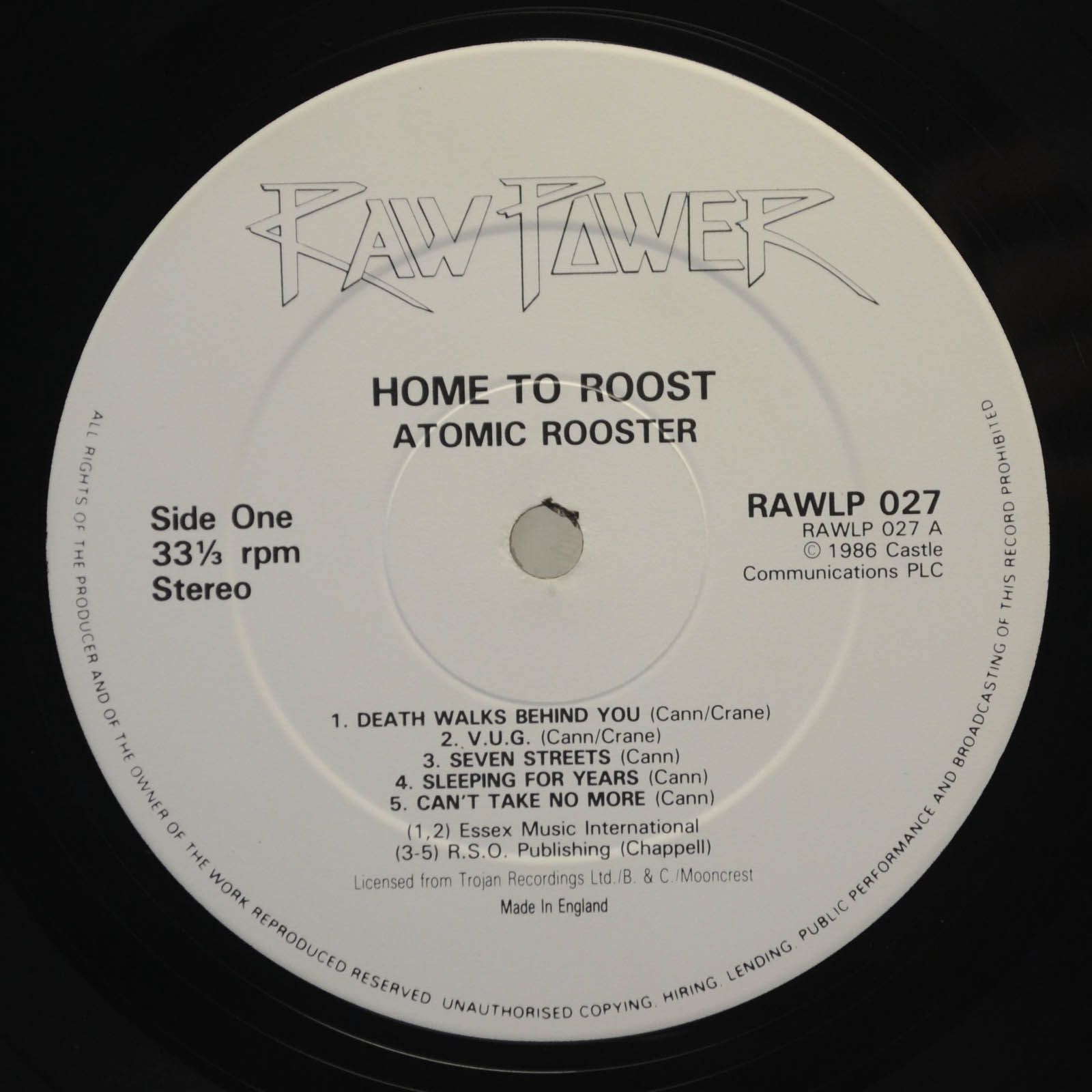 Atomic Rooster — Home To Roost (2LP, UK), 1977