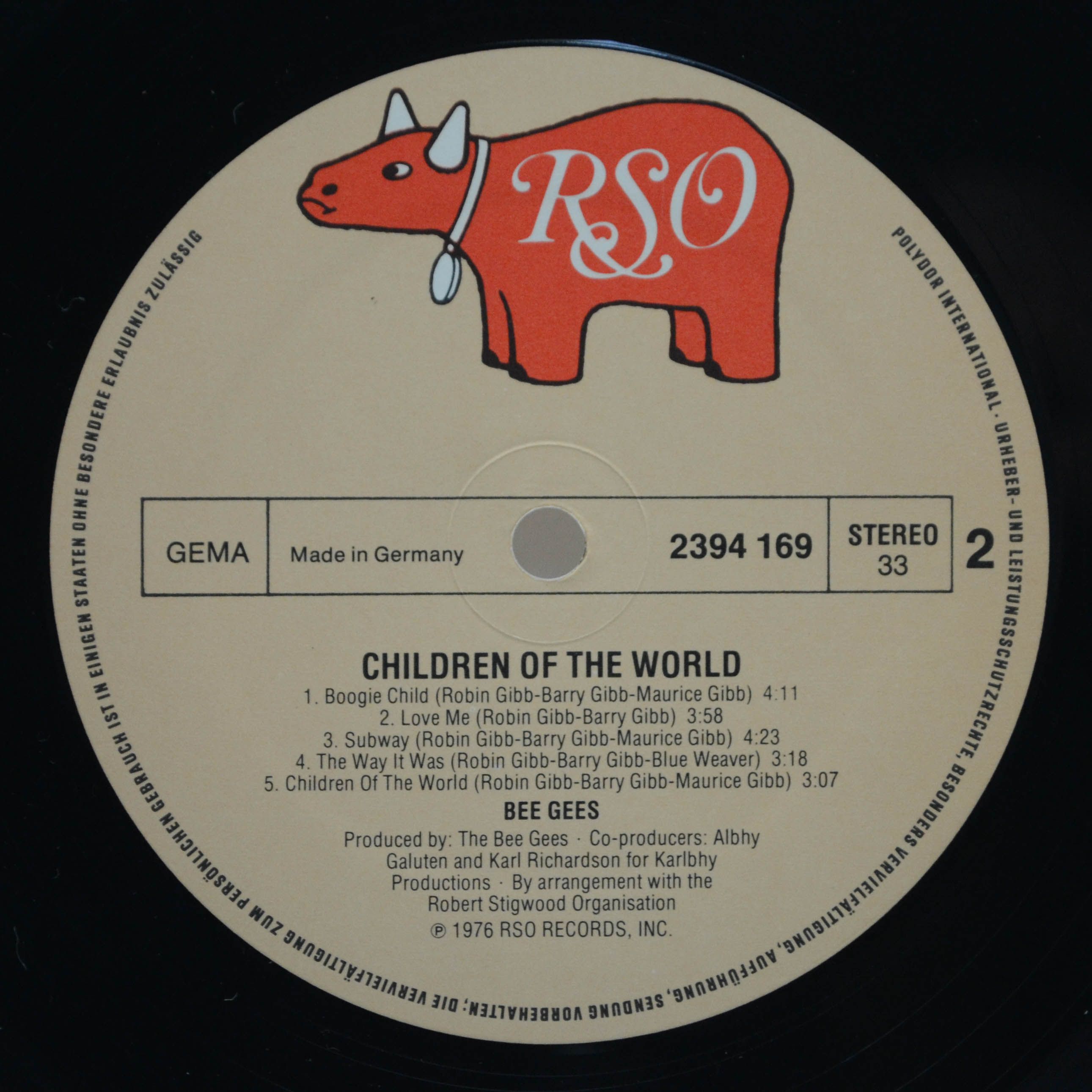 Bee Gees — Children Of The World, 1976