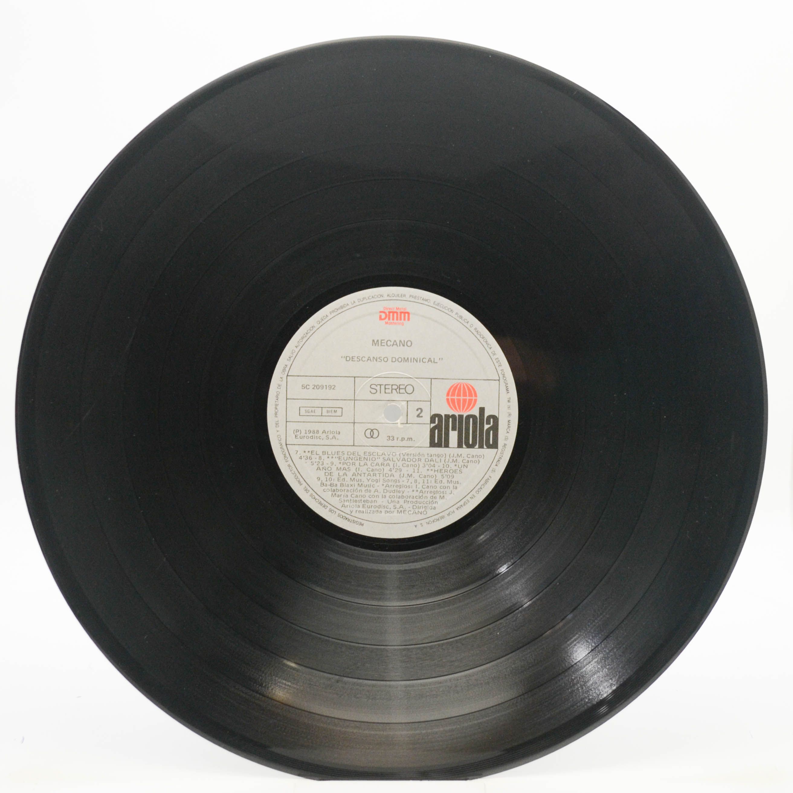 Mecano — Descanso Dominical, 1988