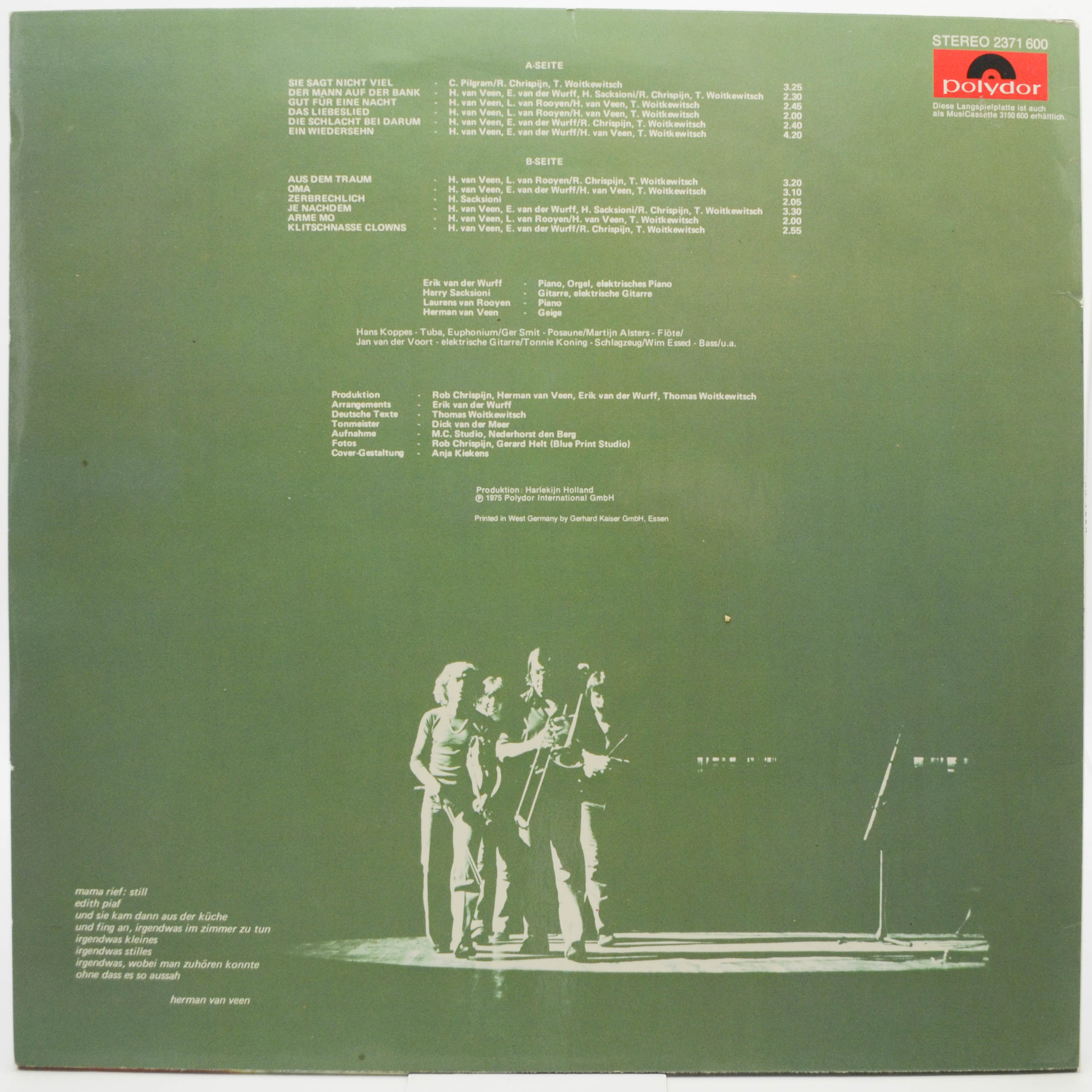 Herman Van Veen — Wunder Was, 1975