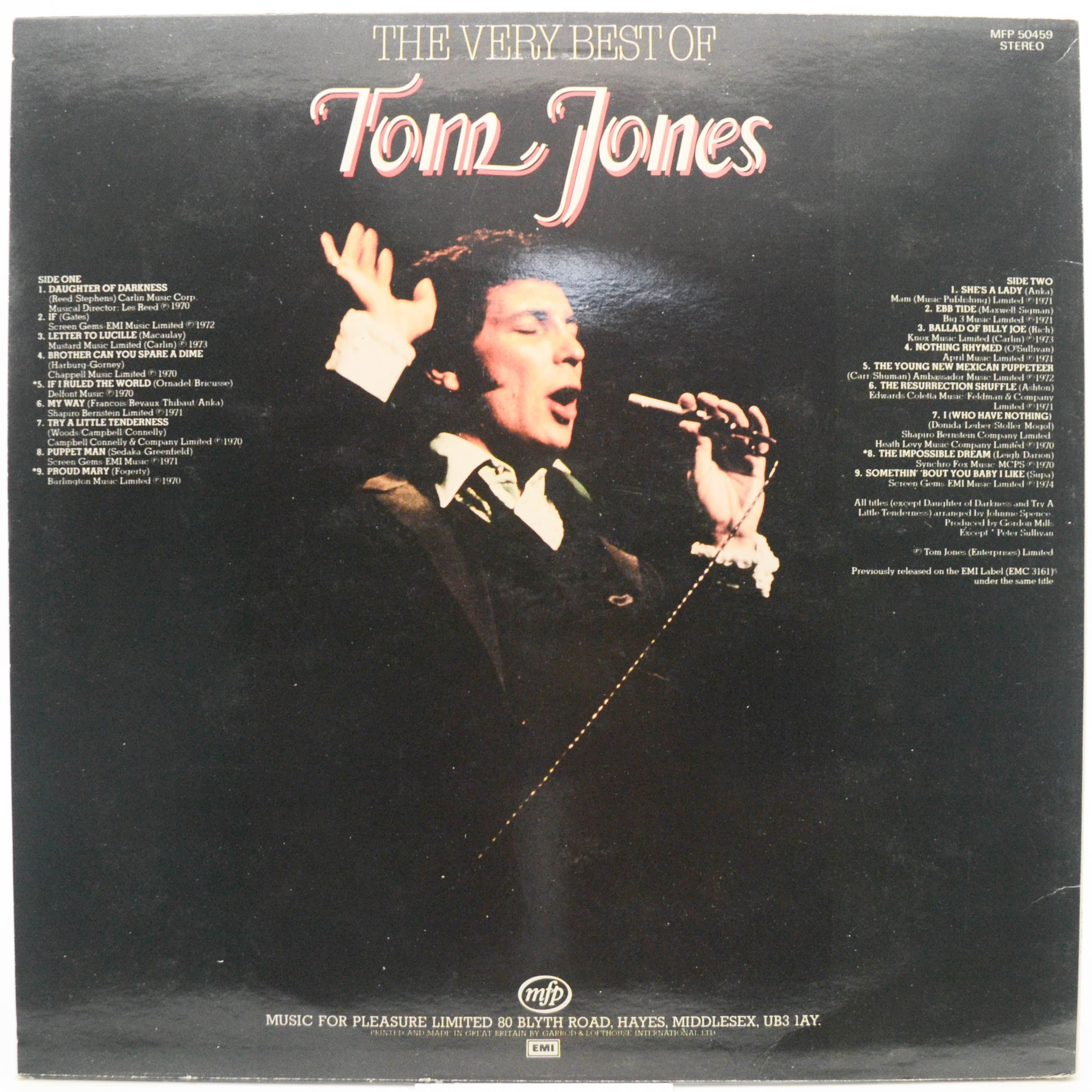 Tom Jones — The Very Best Of (UK), 1976