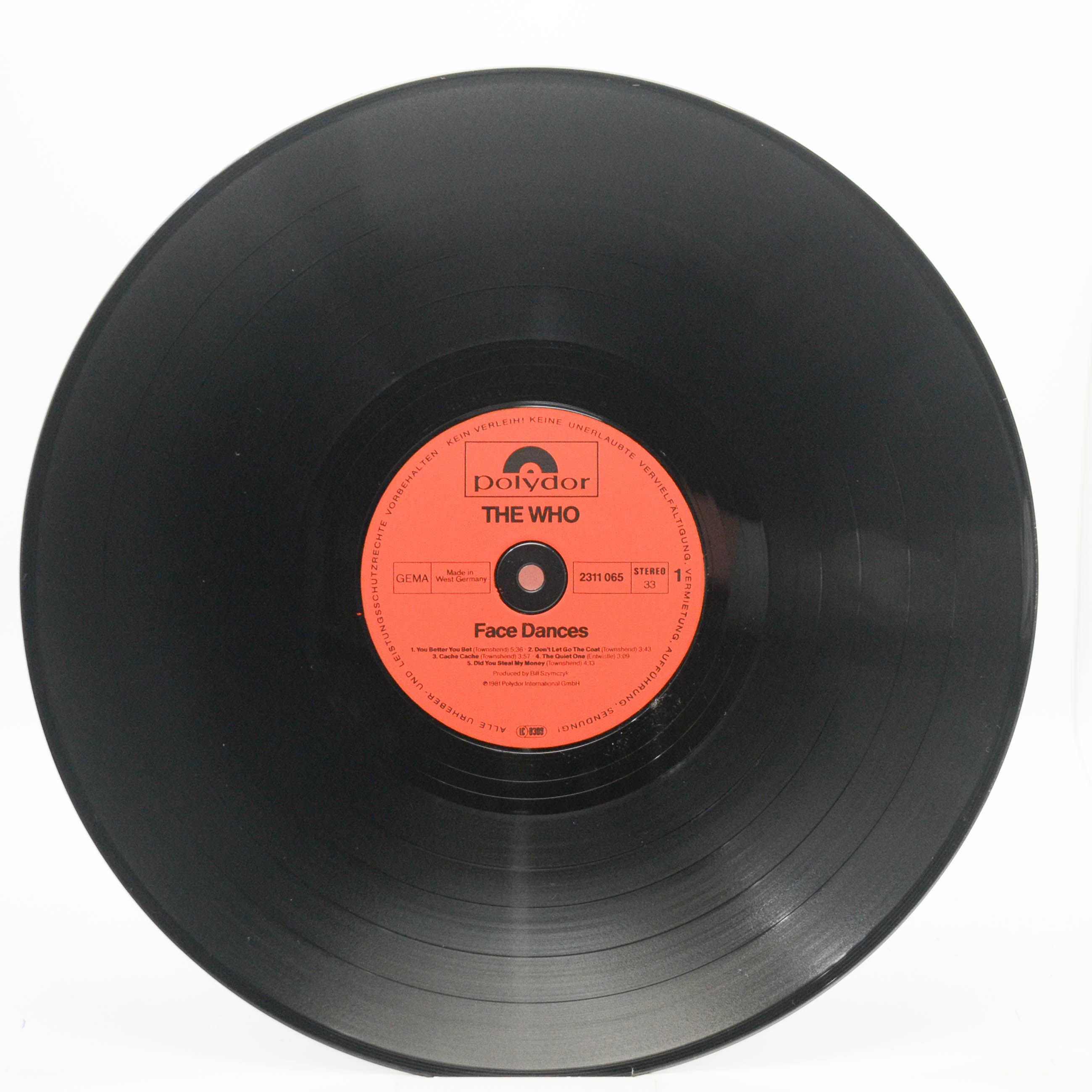 Who — Face Dances (poster), 1981