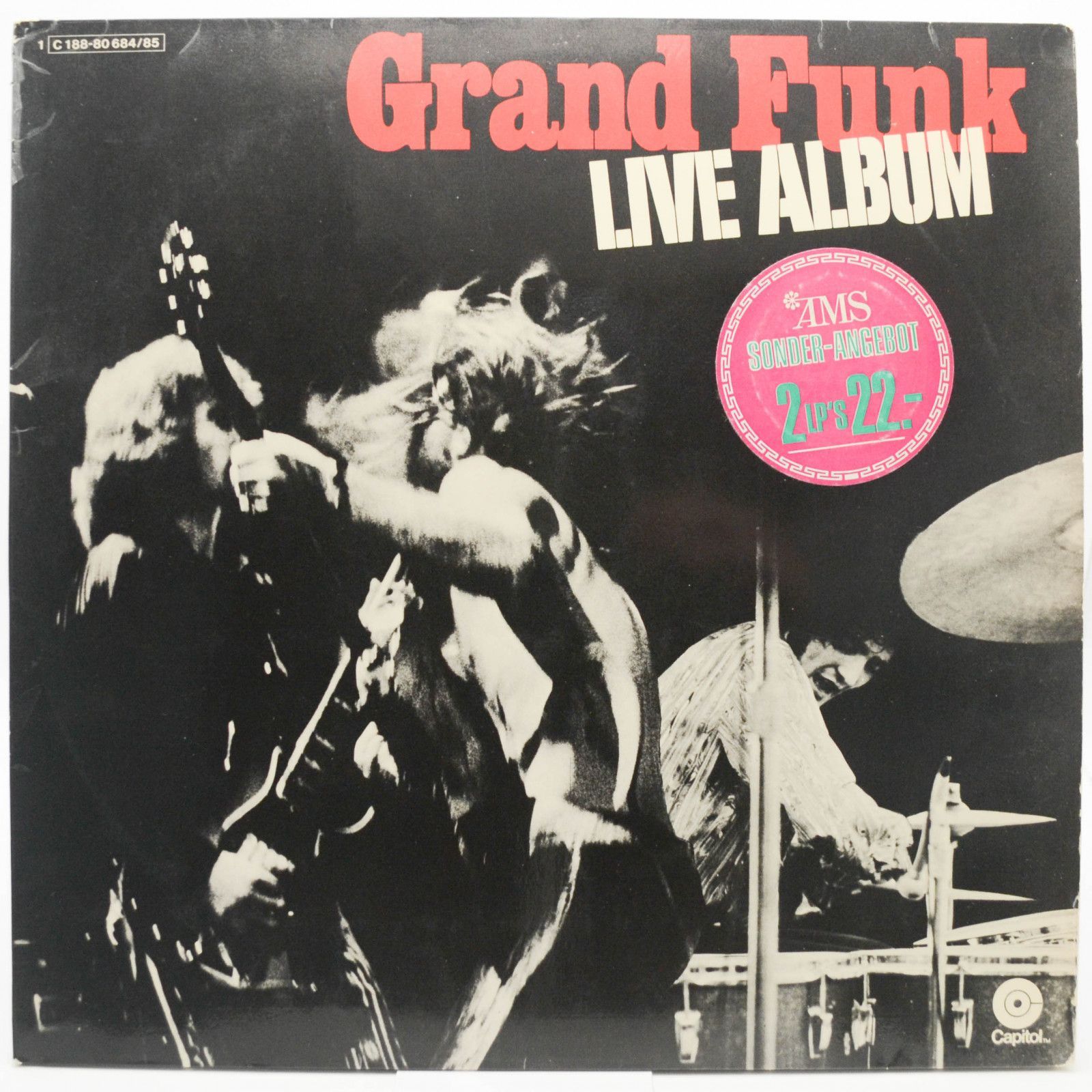 Grand Funk — Live Album (2LP), 1970