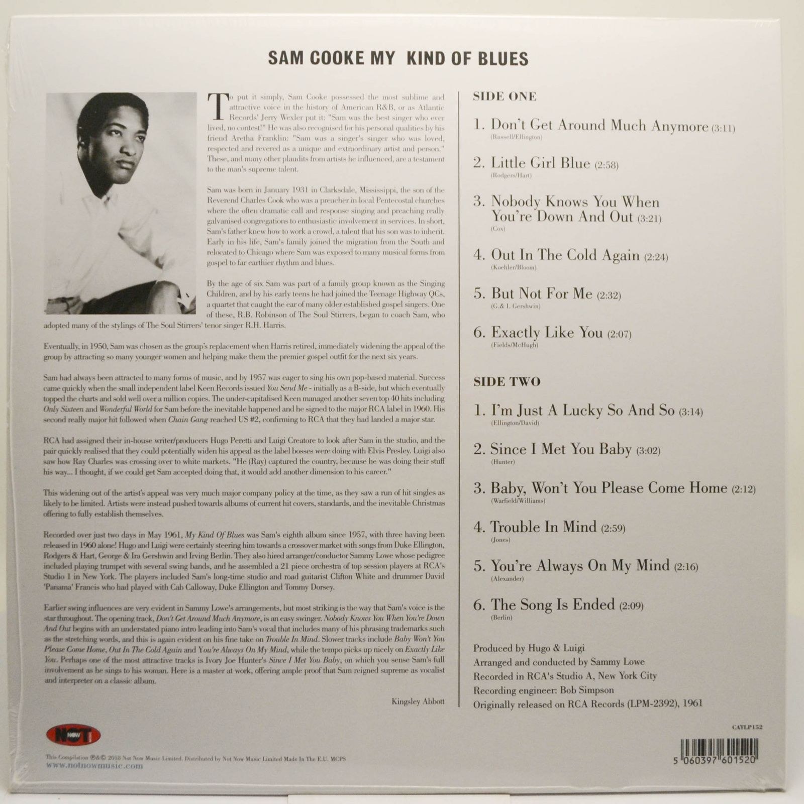 Sam Cooke — My Kind Of Blues, 2012