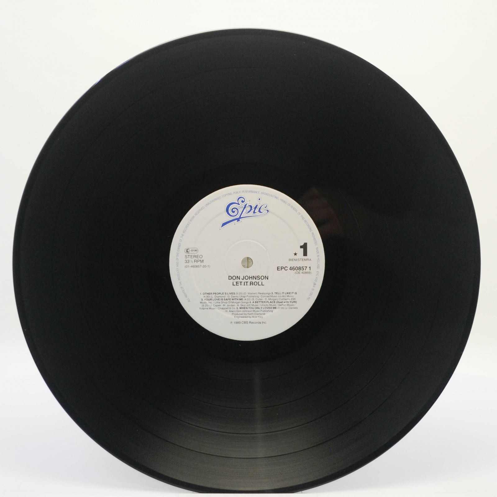 Don Johnson — Let It Roll, 1989