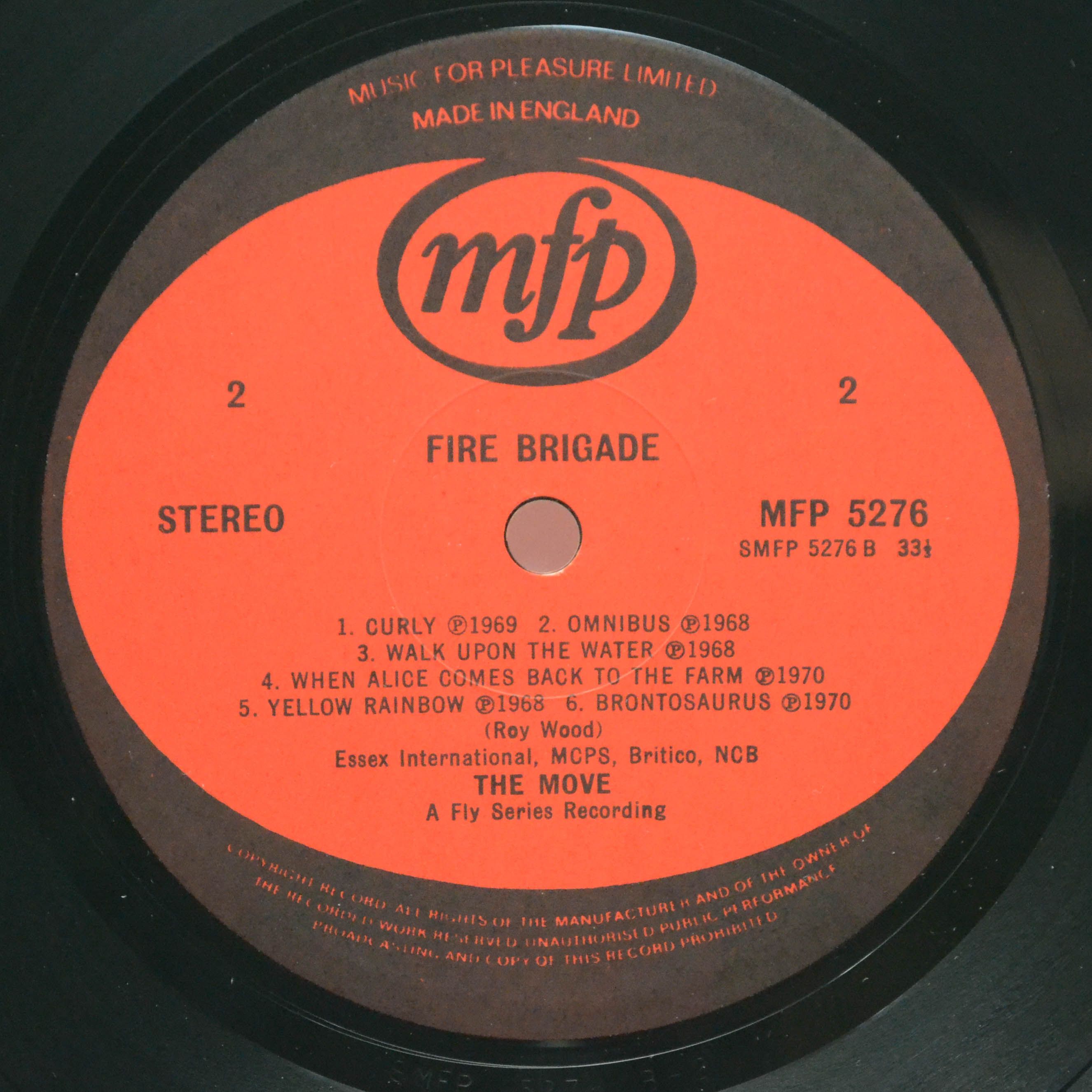 Move — Fire Brigade (UK), 1972