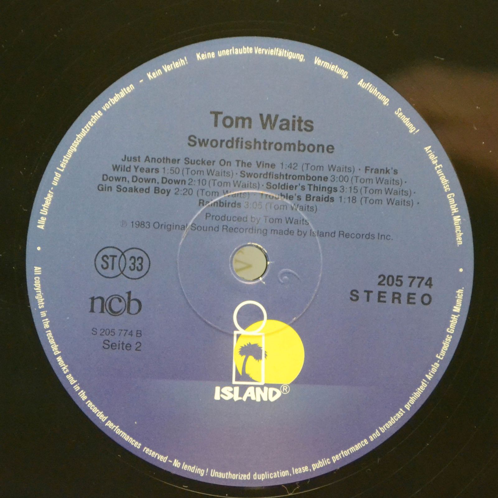 Tom Waits — Swordfishtrombones, 1983