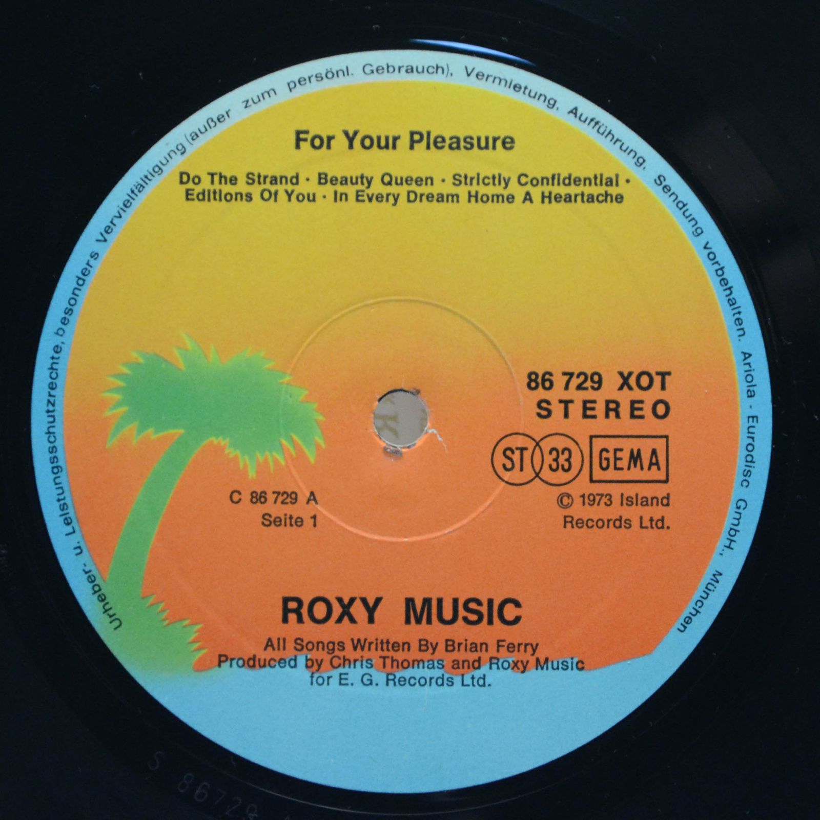 Roxy Music — For Your Pleasure, 1973