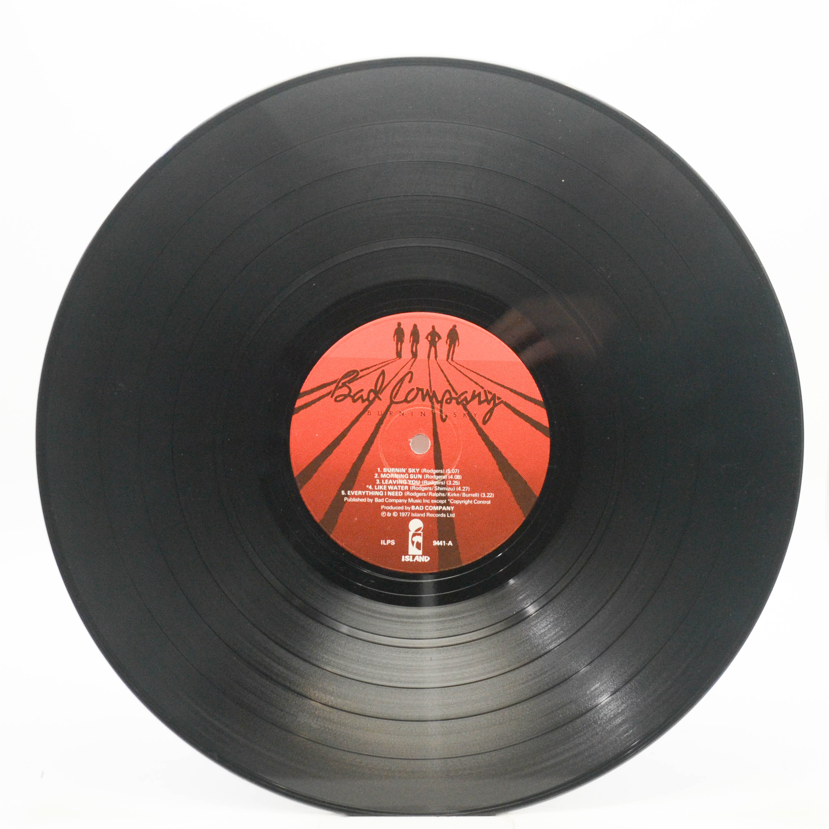 Bad Company — Burnin' Sky (1-st, UK), 1977