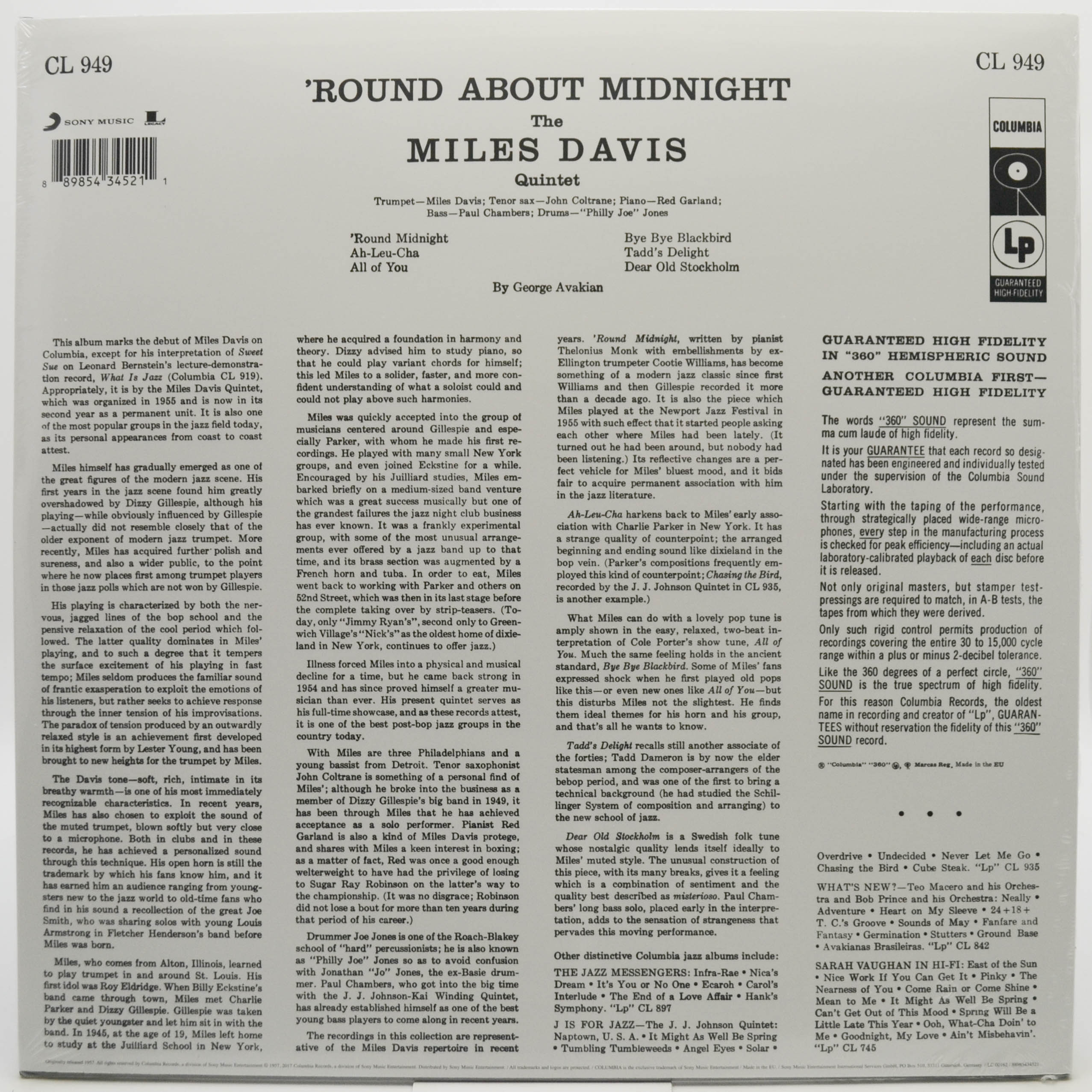 Miles Davis — 'Round About Midnight, 1957