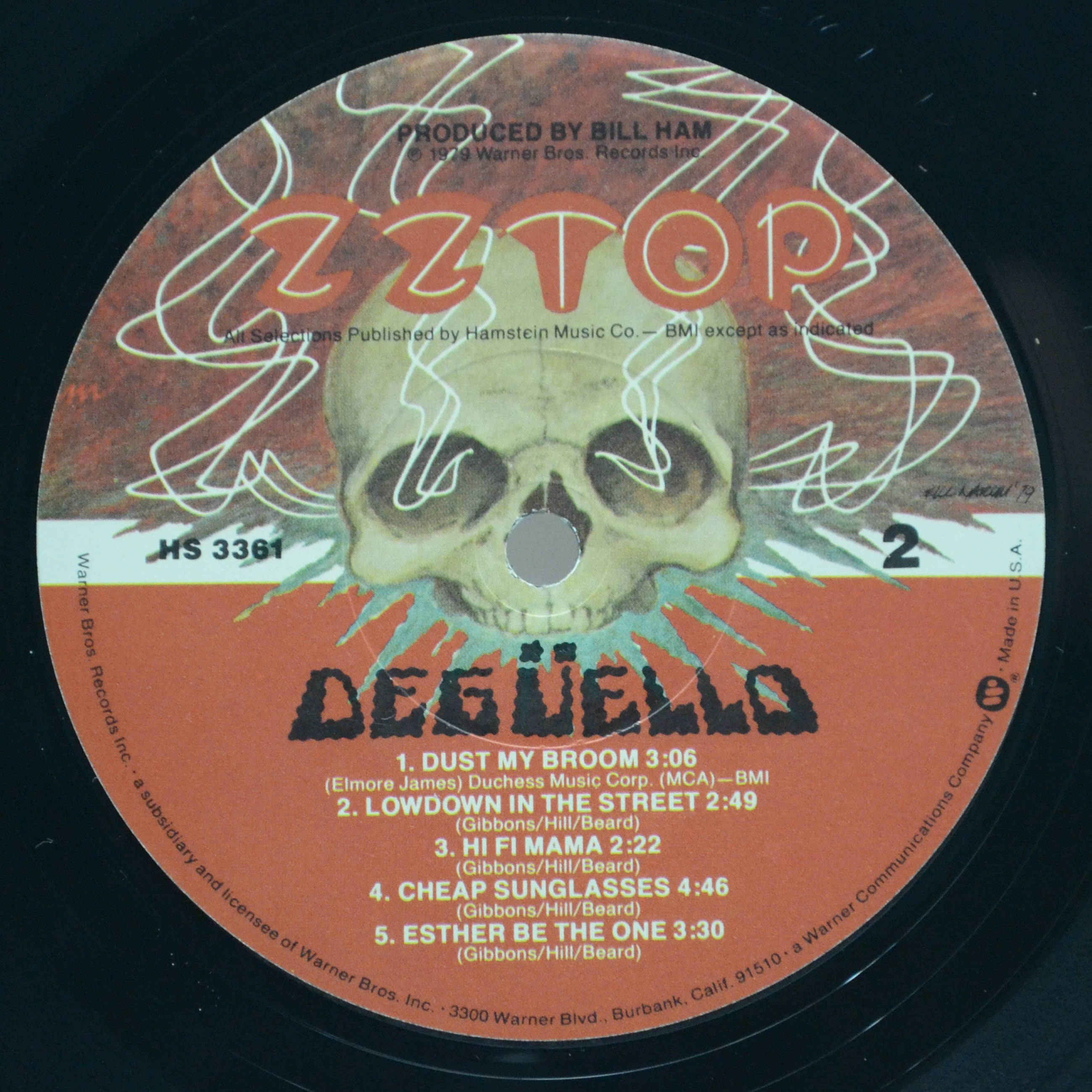ZZ Top — Degüello (1-st, USA), 1979