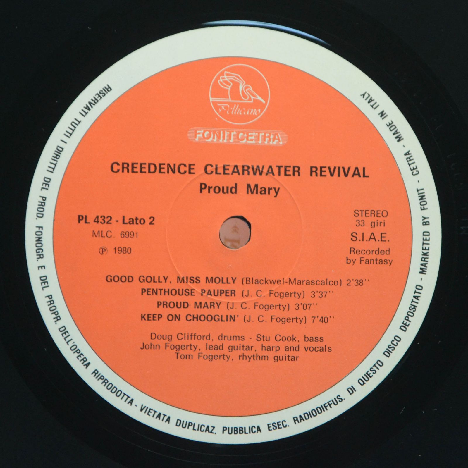 Creedence Clearwater Revival — Proud Mary, 1969