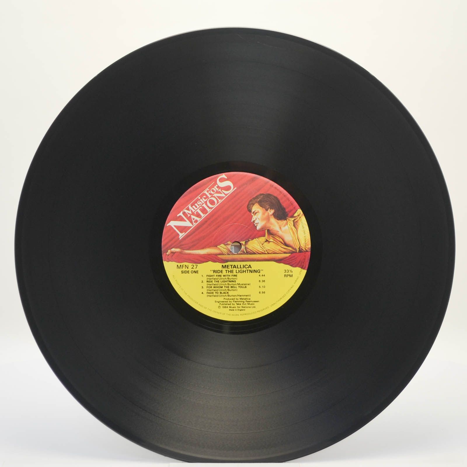 Metallica — Ride The Lightning (UK), 1984