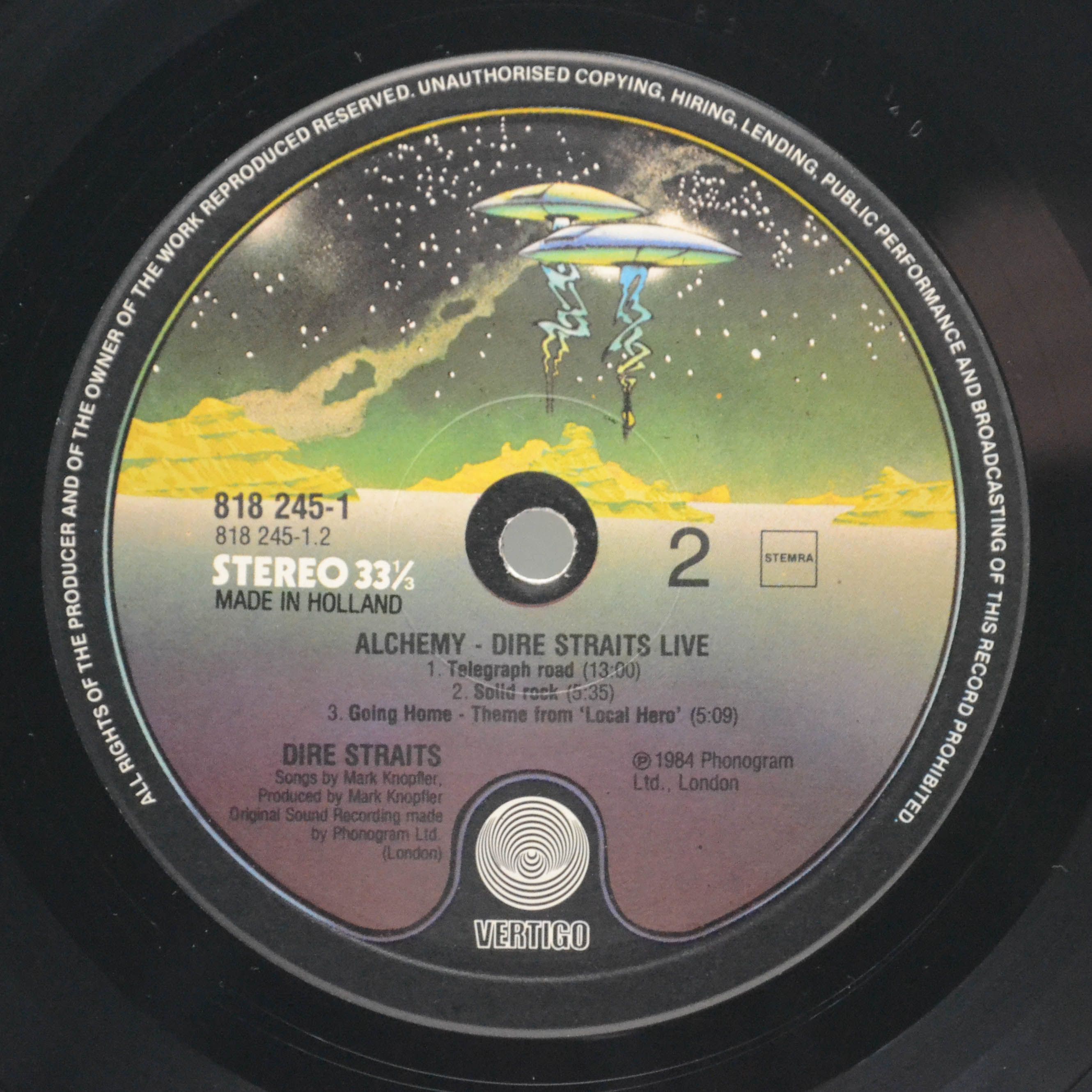 Dire Straits — Alchemy - Dire Straits Live (2LP), 1984