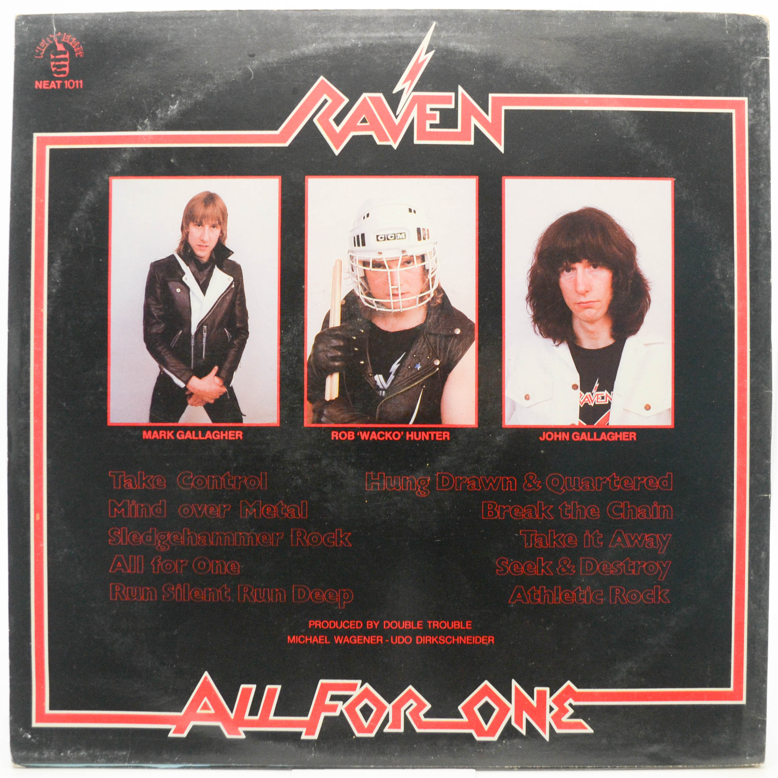 Raven — All For One (1-st, UK), 1983