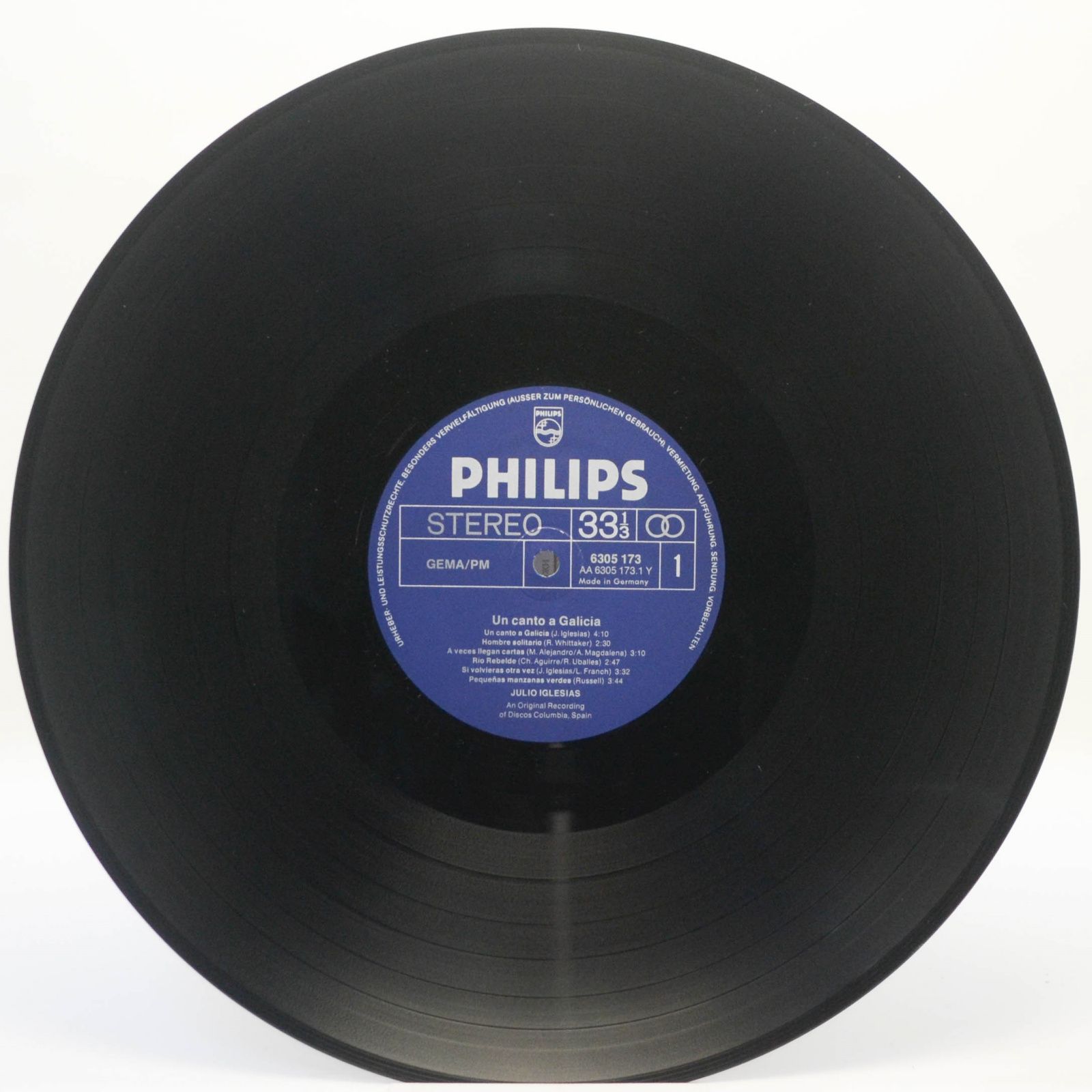 Julio Iglesias — Un Canto A Galicia, 1972