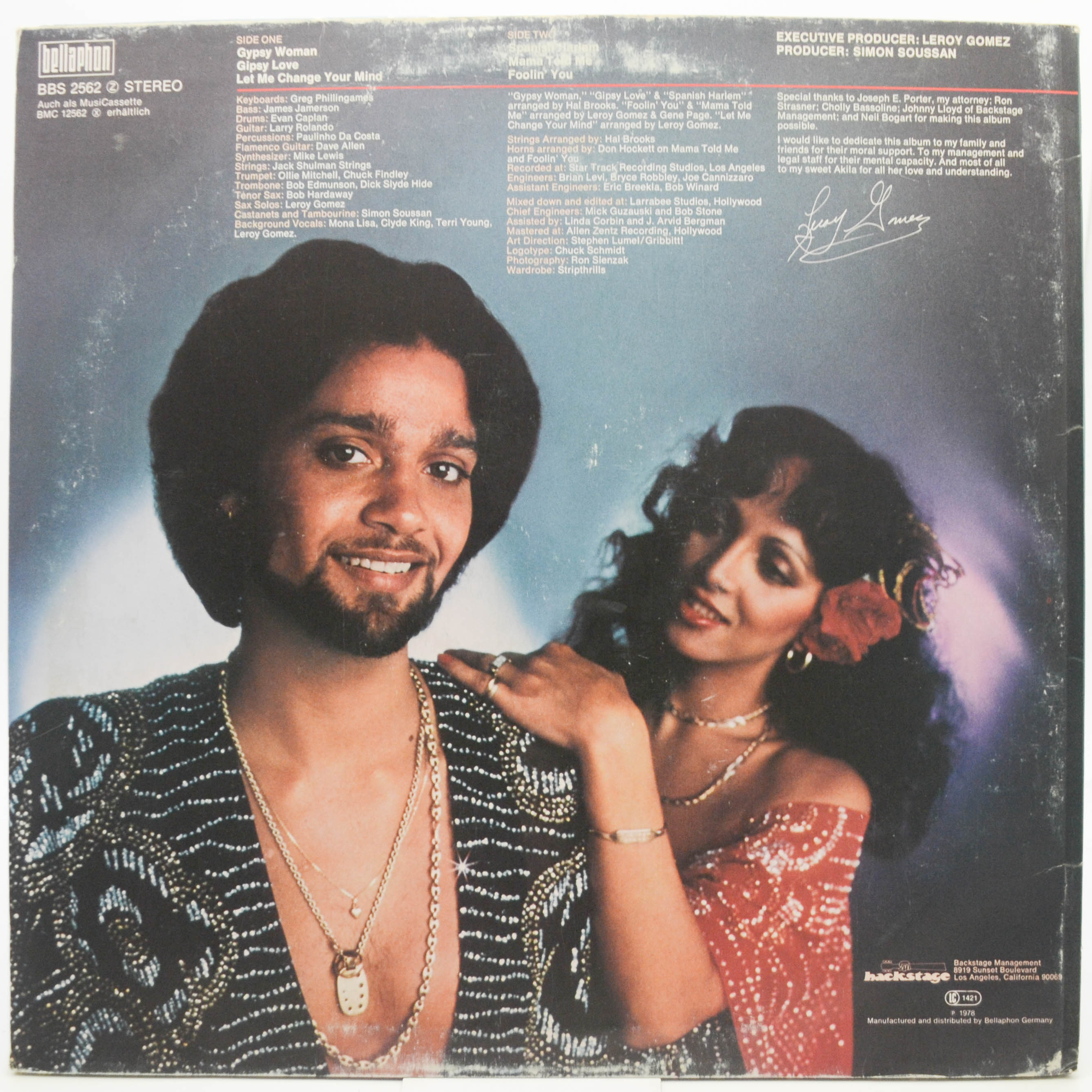 Leroy Gomez — Gypsy Woman, 1978