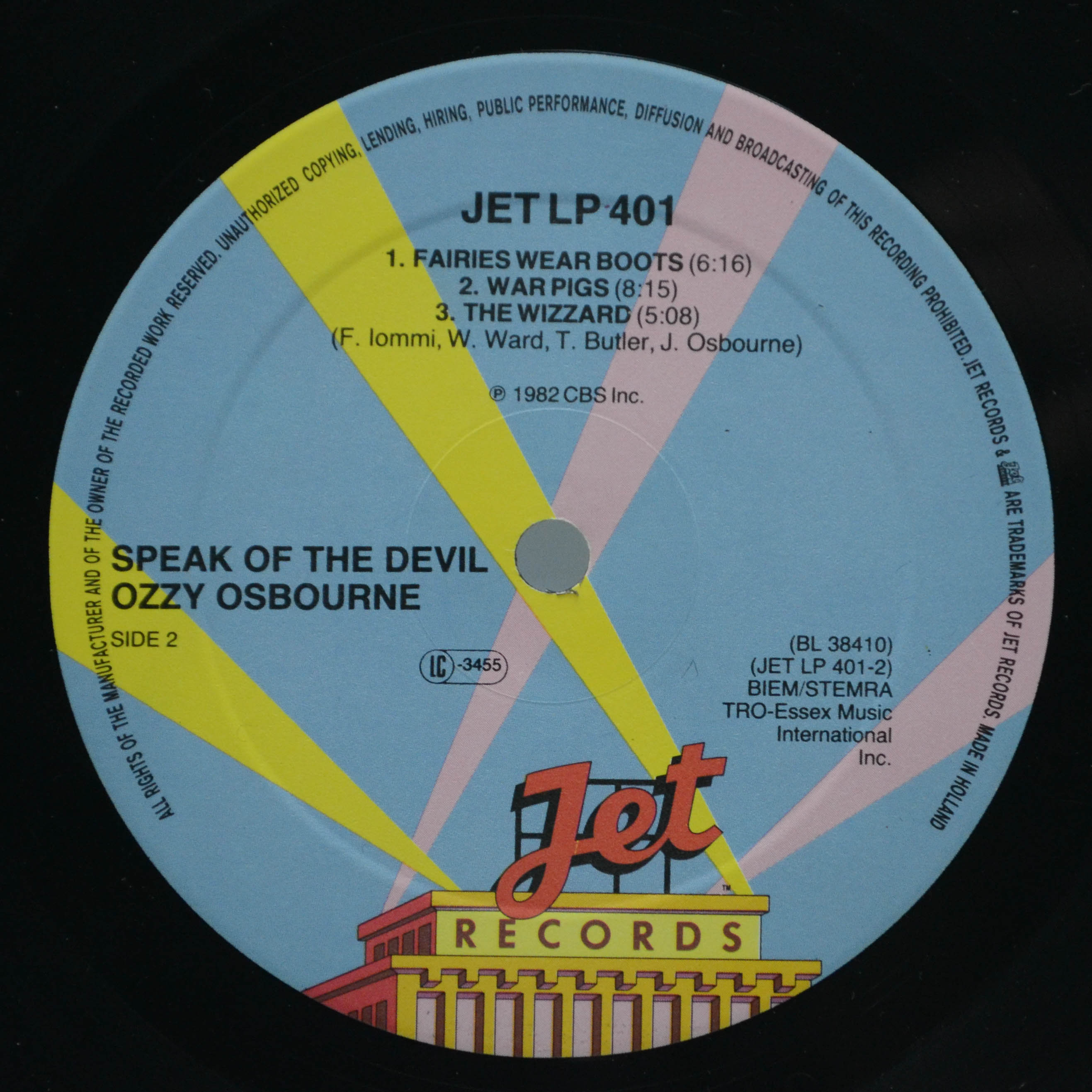 Ozzy Osbourne — Speak Of The Devil (2LP), 1982